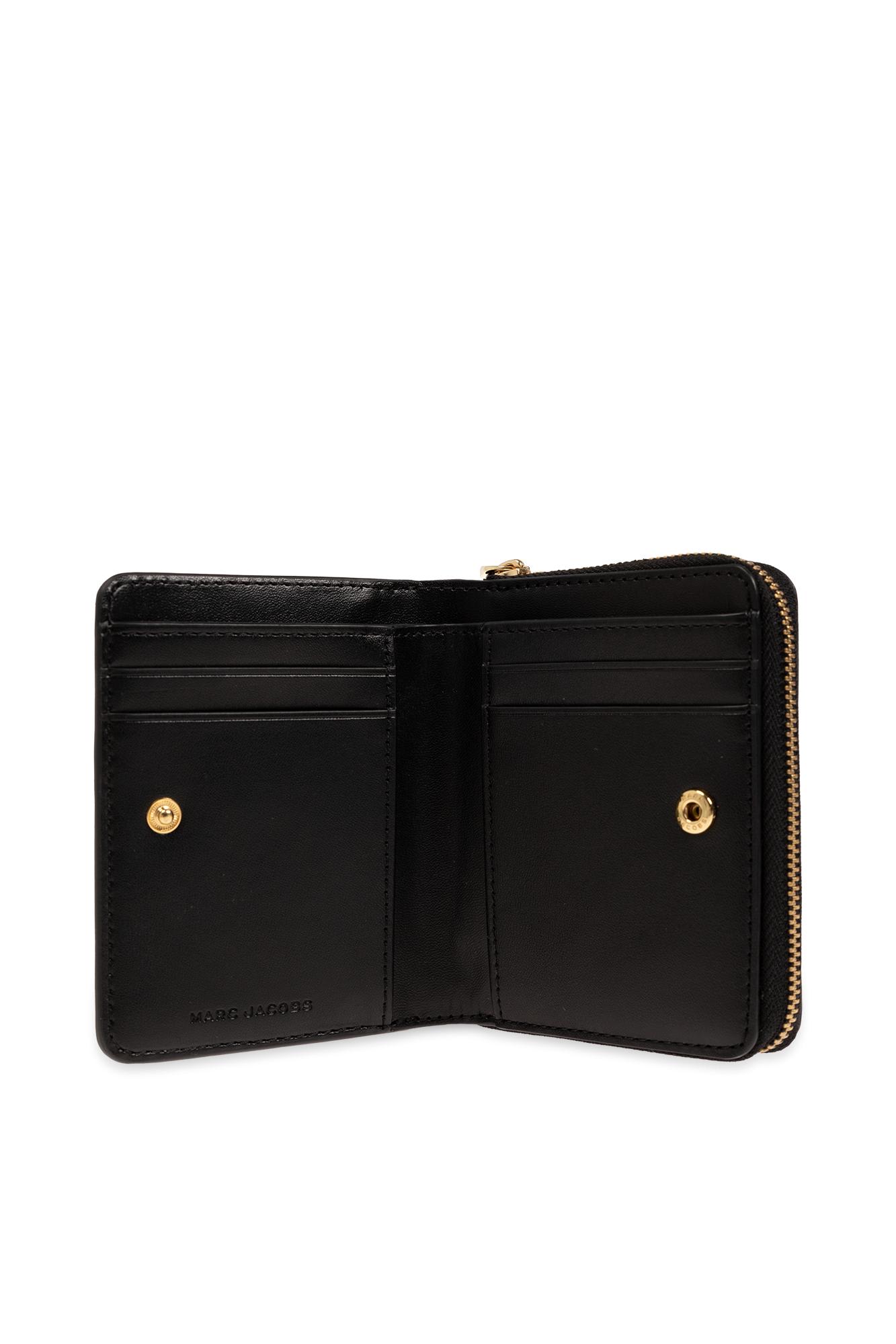 Marc Jacobs Leather Wallet In Black