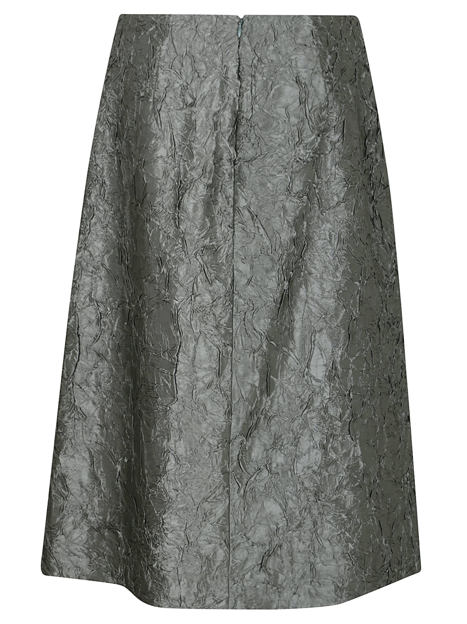 Dries Van Noten Shera Bis Cr 1428 W.w.skirt In Green