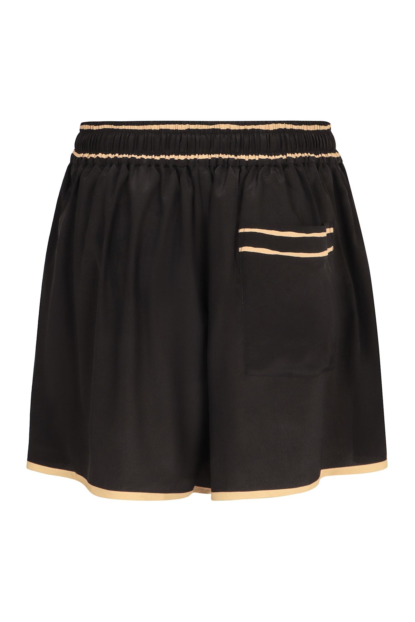 Zimmermann Silk Shorts In Black