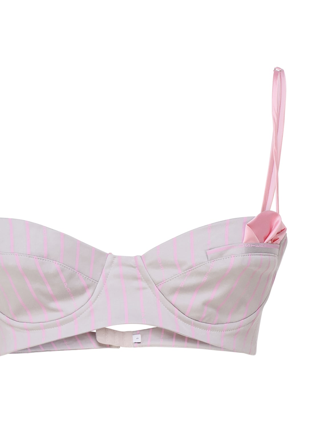 Shop Poster Girl Billie Bra In Grey/pink