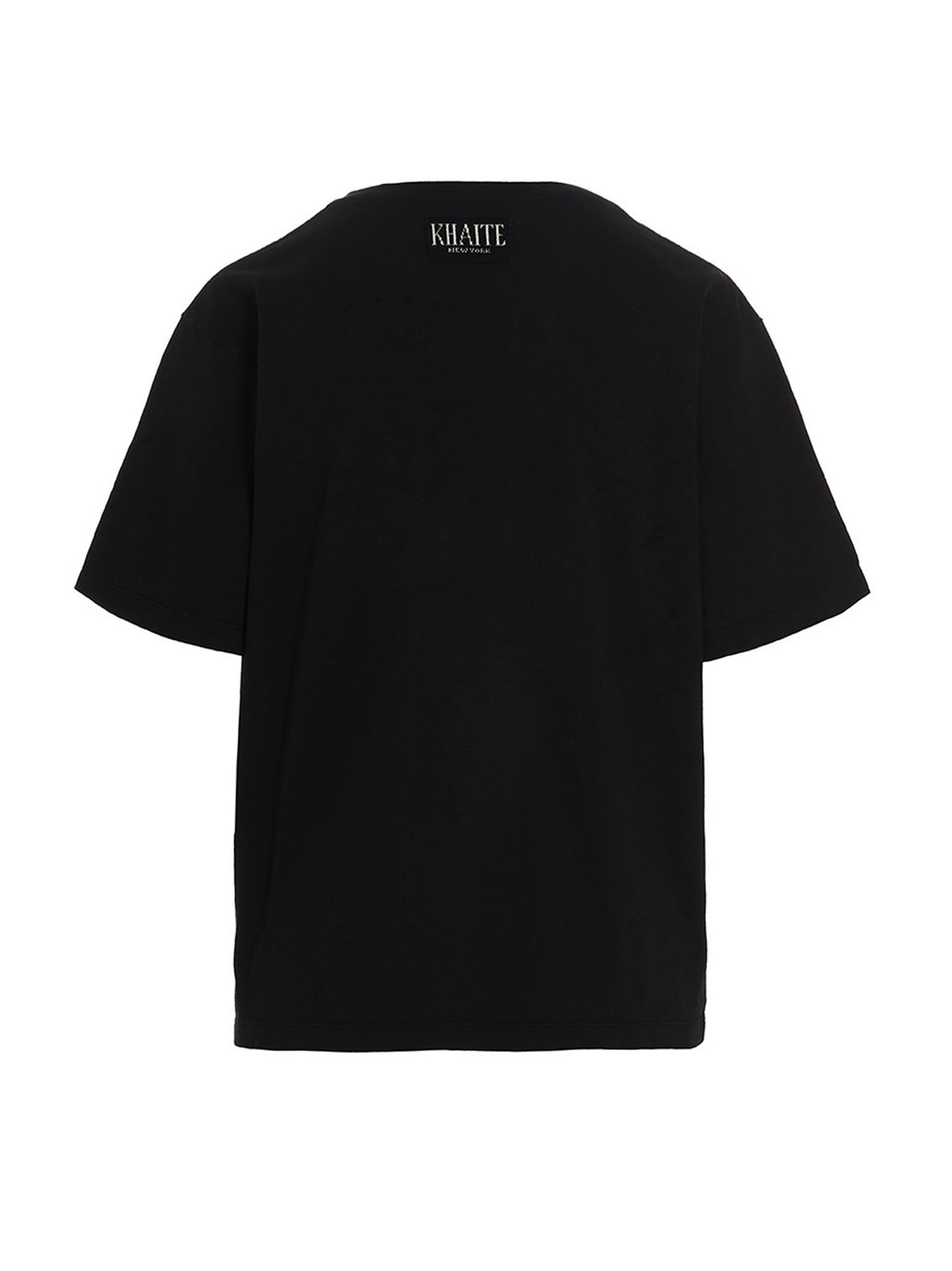 Shop Khaite Mae T-shirt In Black