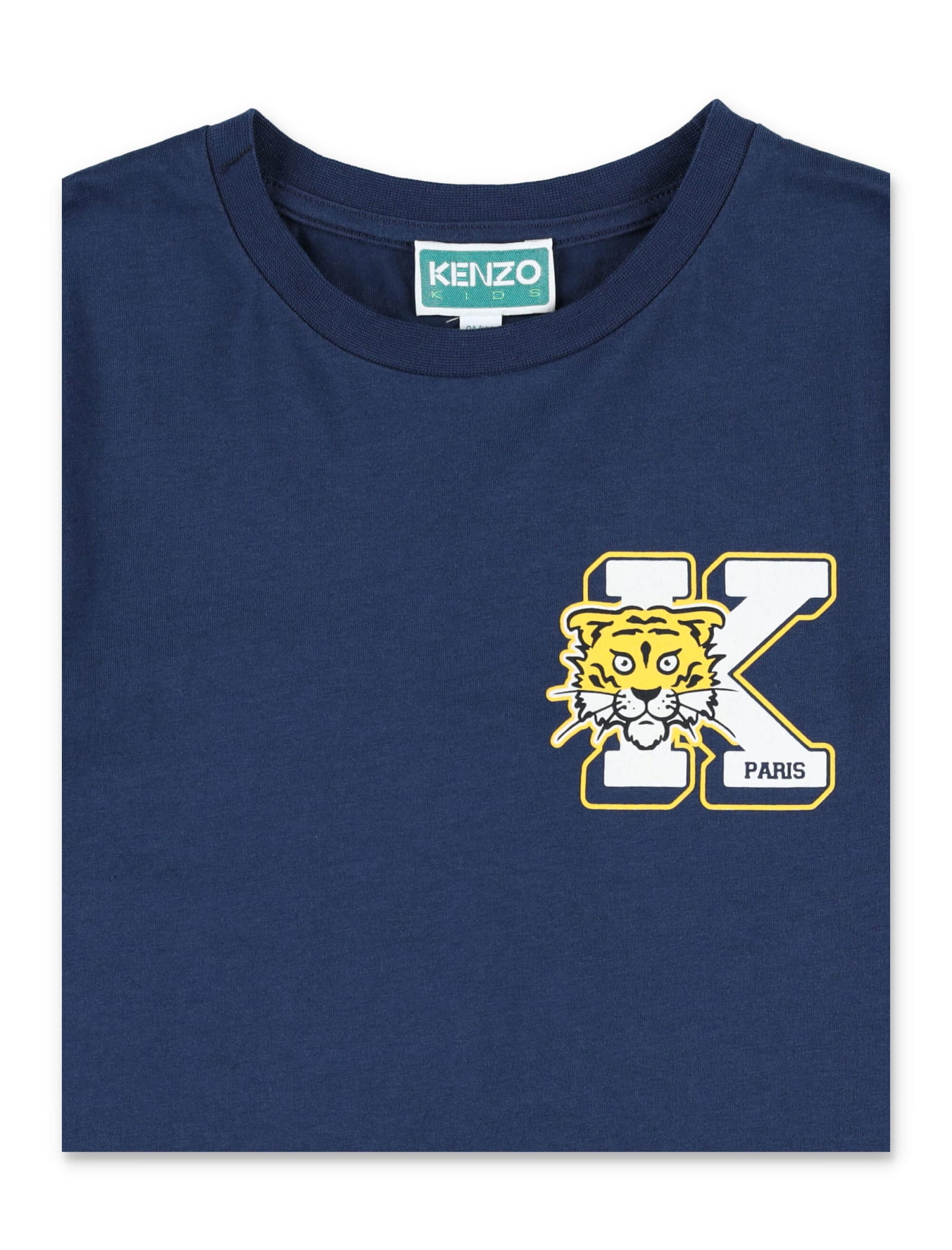 Shop Kenzo Campus T-shirt In Navy