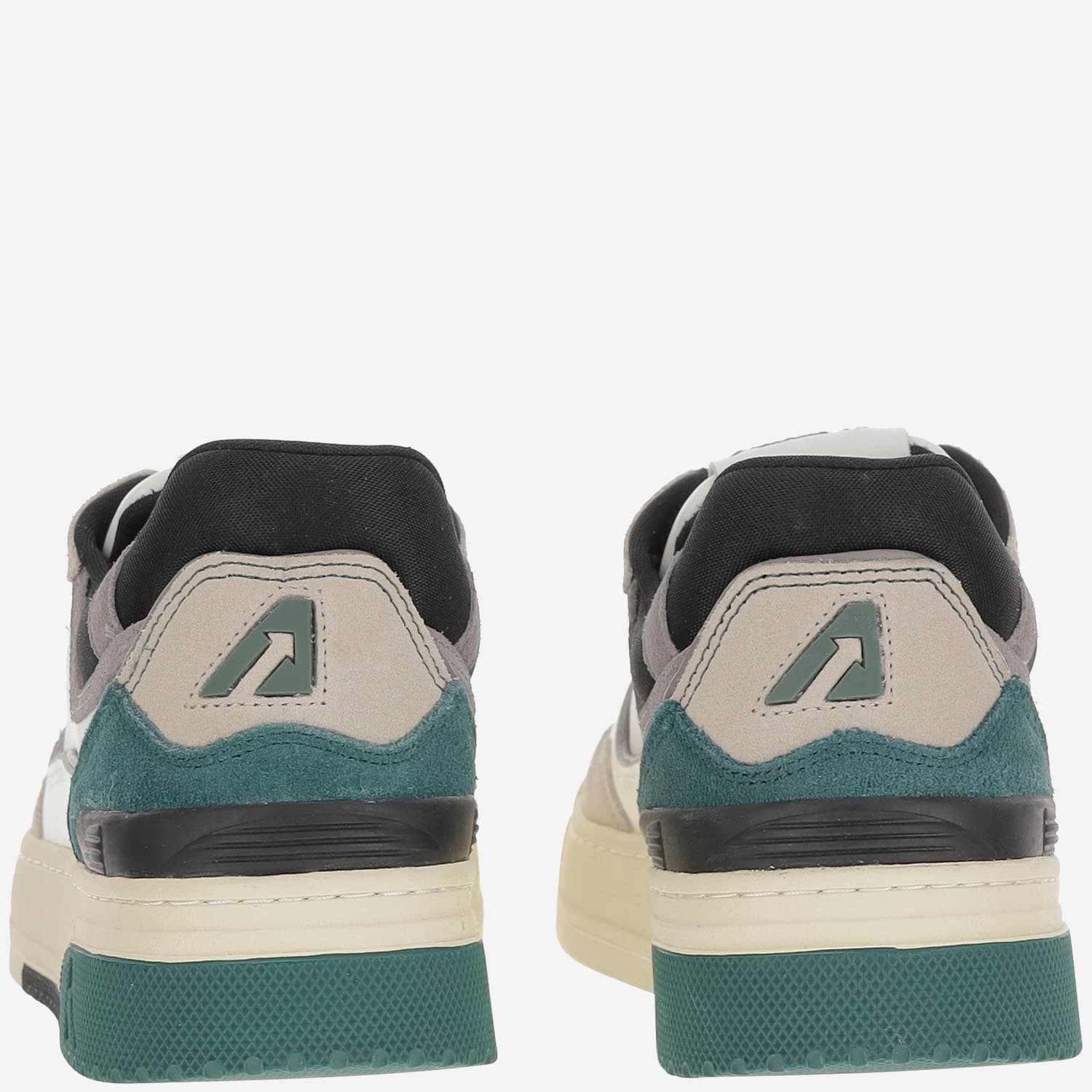 Autry Clc Low Suede And Mesh Sneakers In Multi
