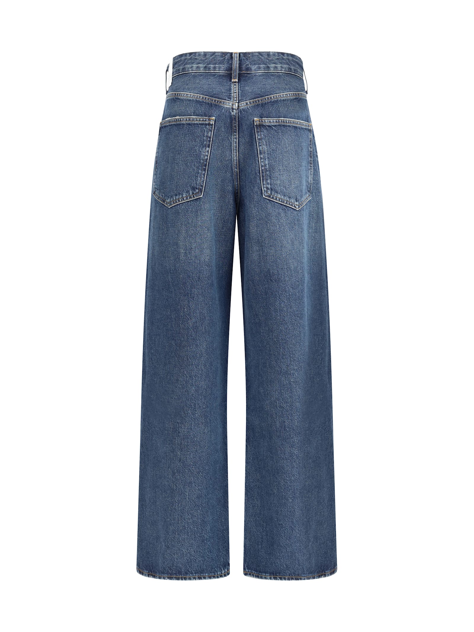Agolde Vana Wide Leg Jeans In Blue