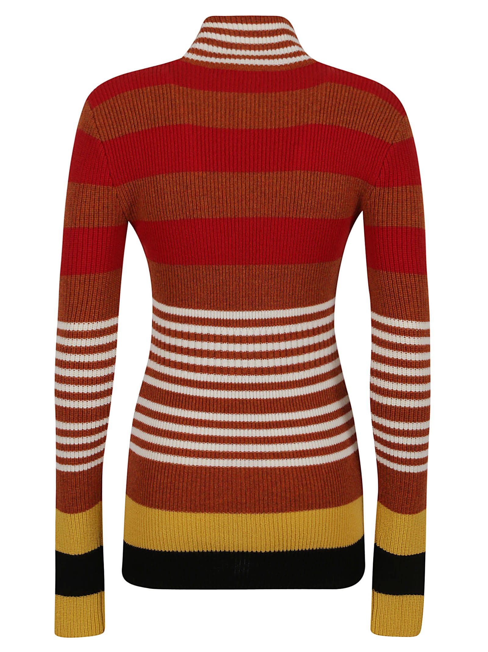 Shop Marni Turtleneck Sweater In Red