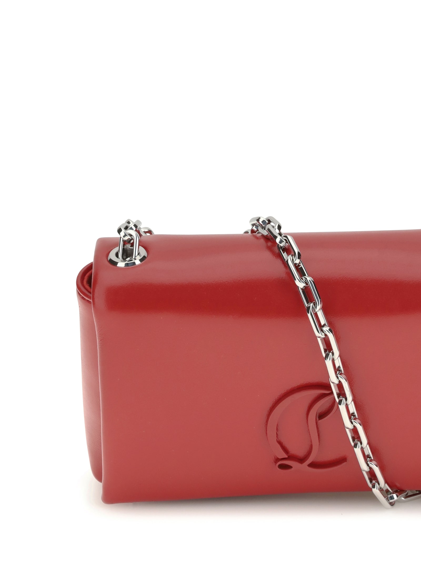 Christian Louboutin Loubi54 Shoulder Bag In Red