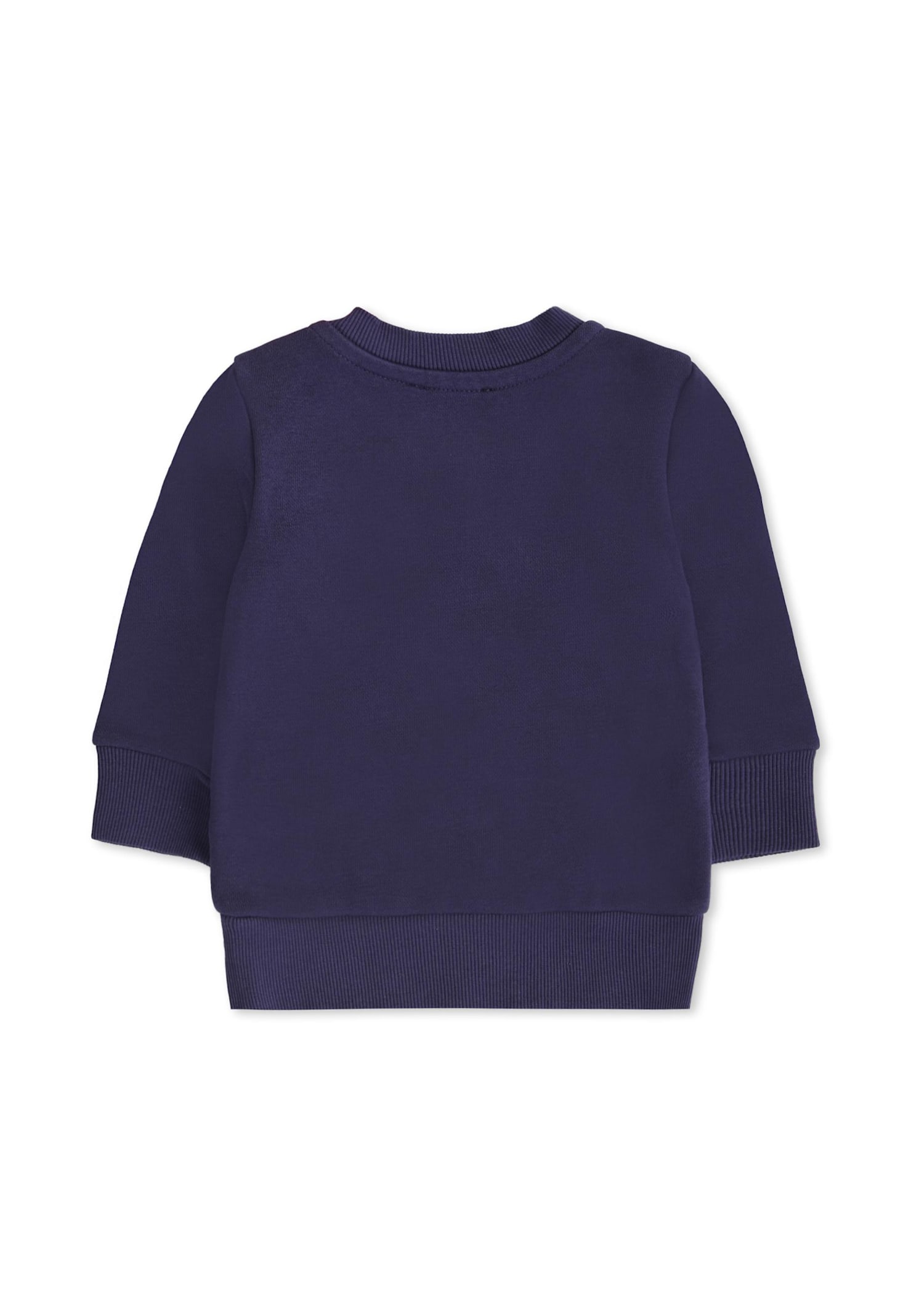 Diesel Blue Sweatshirt For Baby Boy With Space Print In Blue