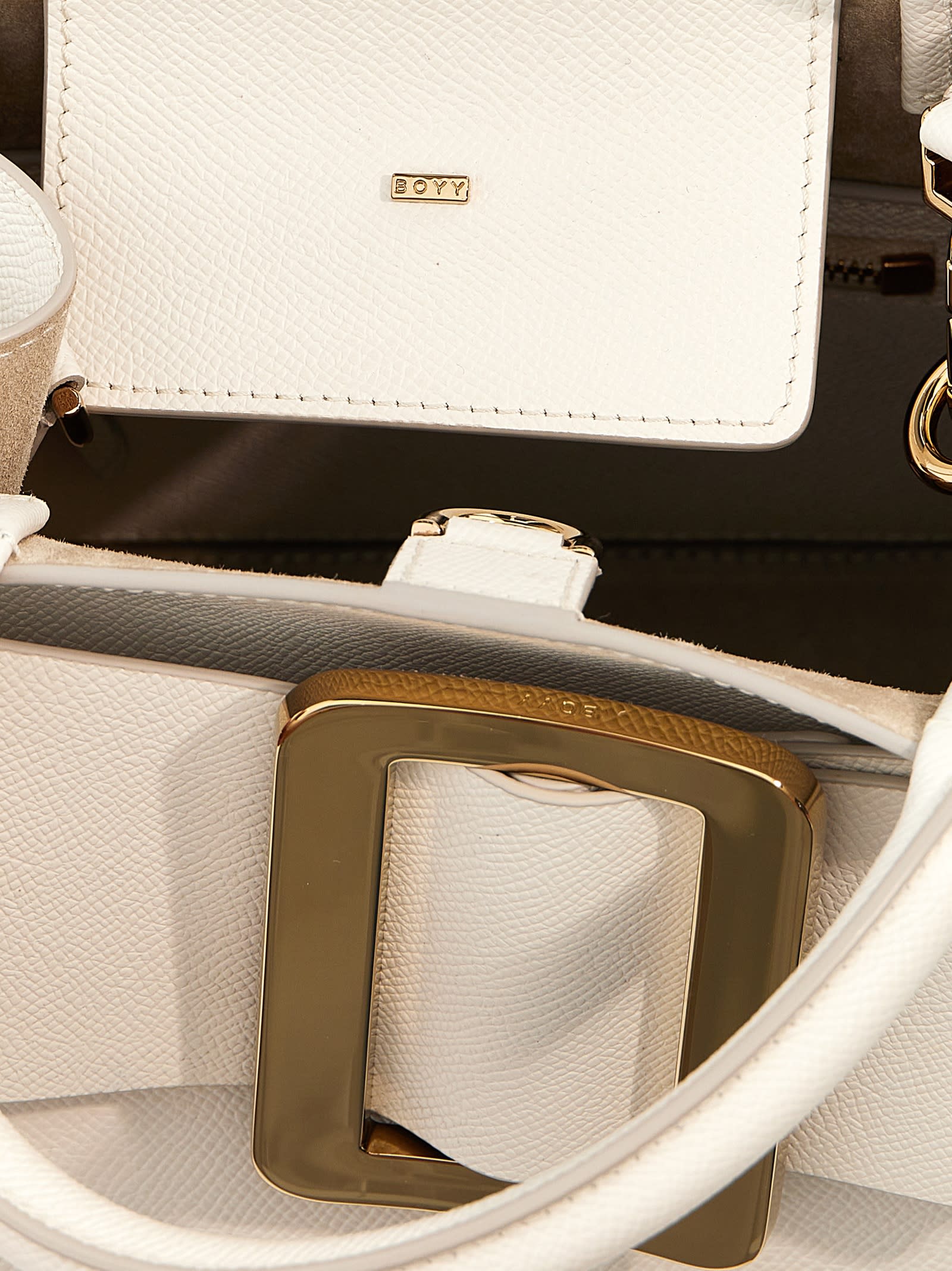 Bobby 23 - Gold Buckle Boyy Accessories_Clothing Bags White