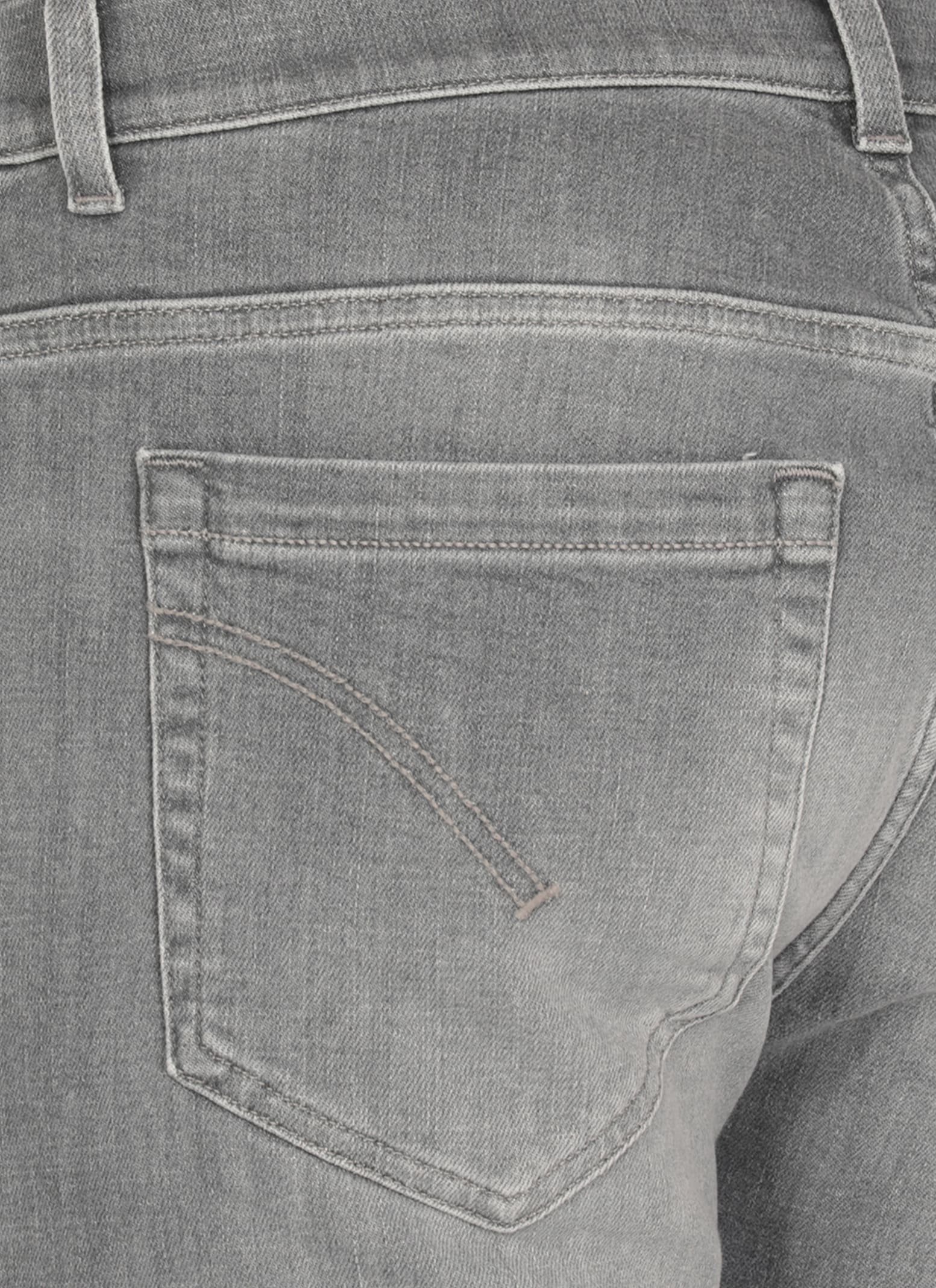 Dondup Denim Trousers With Belt Loops In Blue