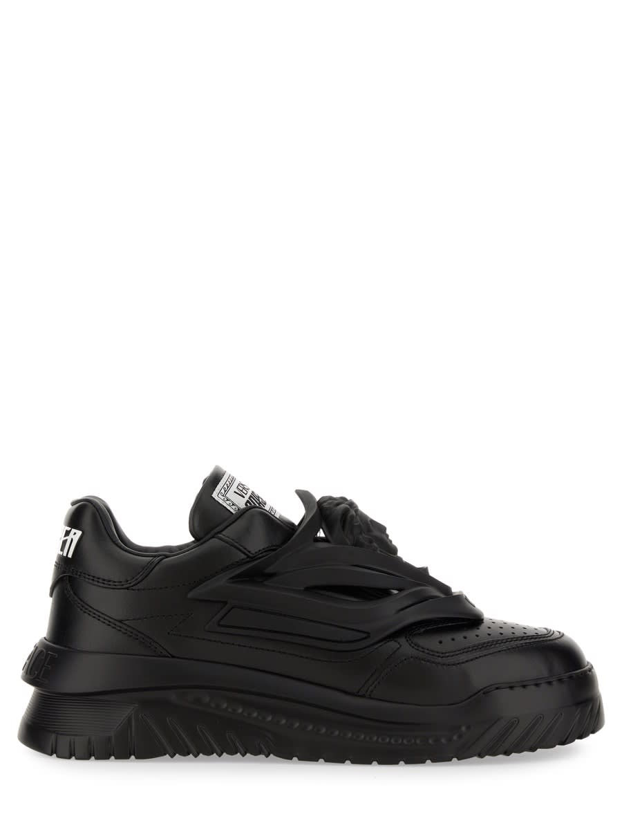 Versace Odyssey Sneaker In Black