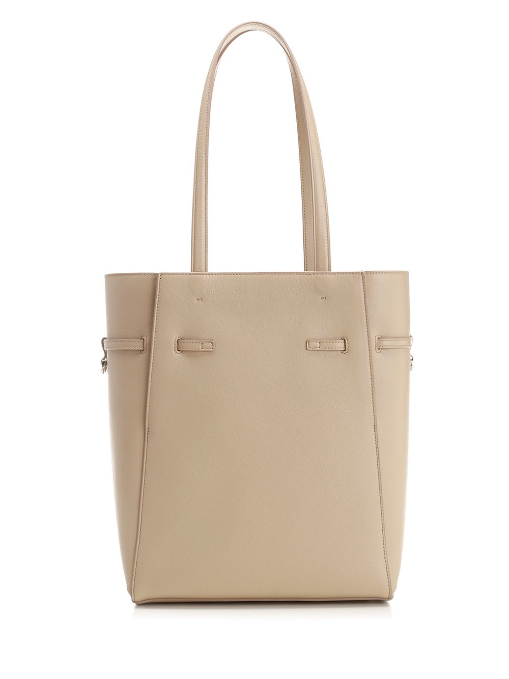 Shop Givenchy Voyou Small Tote Bag In Beige