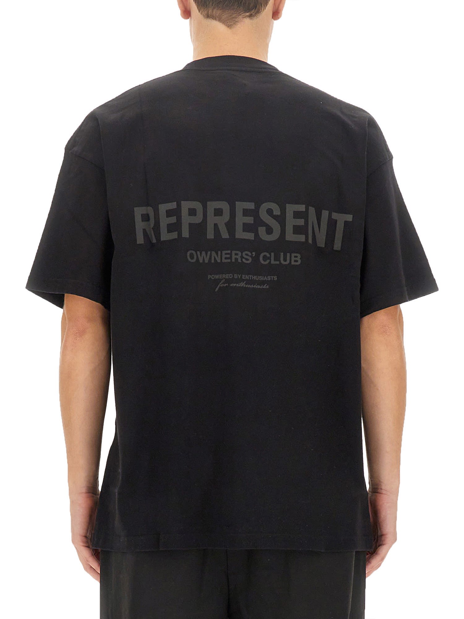 Shop Represent T-shirt With Logo T-shirt In Black