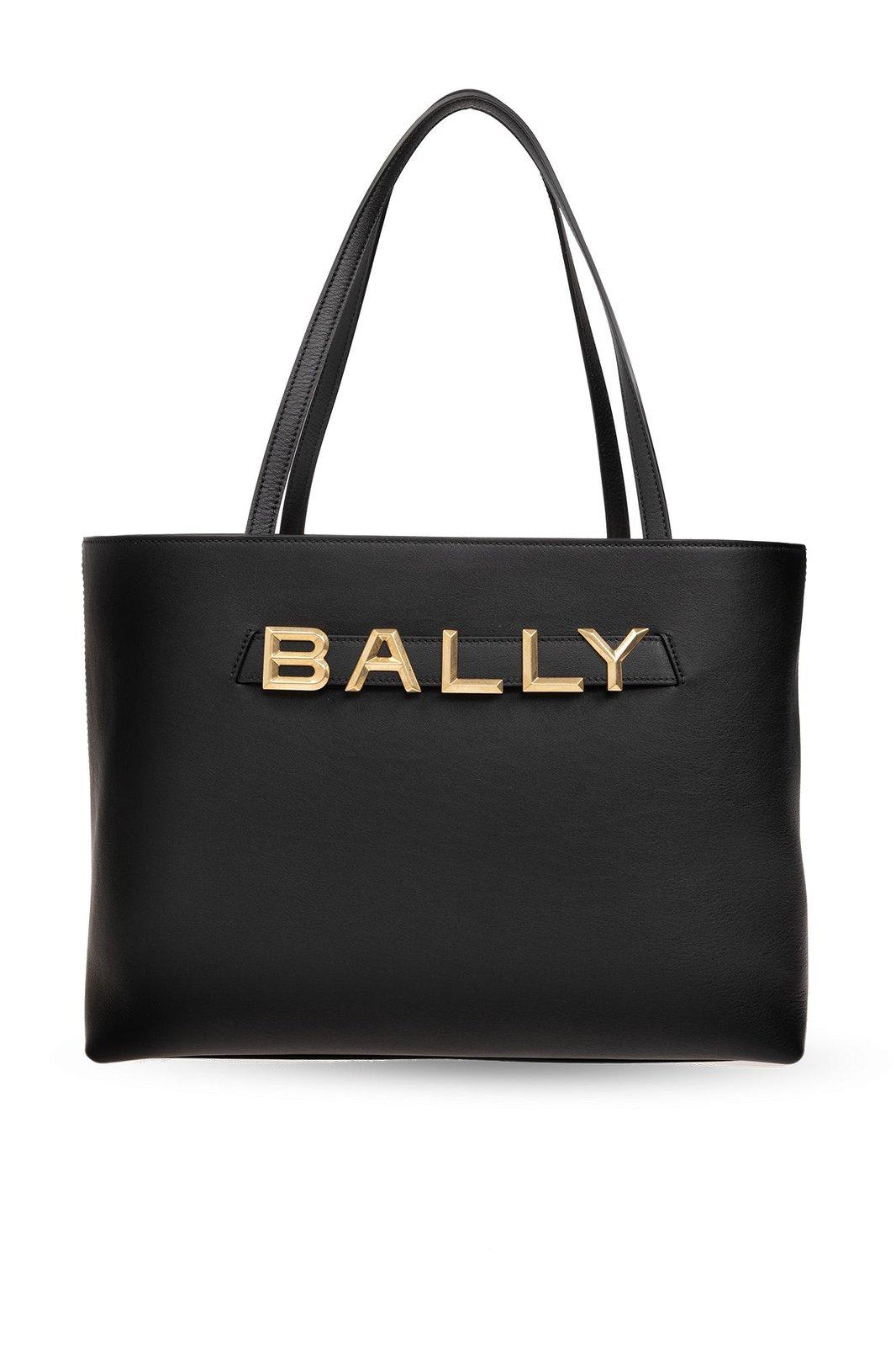 Bally Logo-lettering Magnetic Fastened Tote Bag