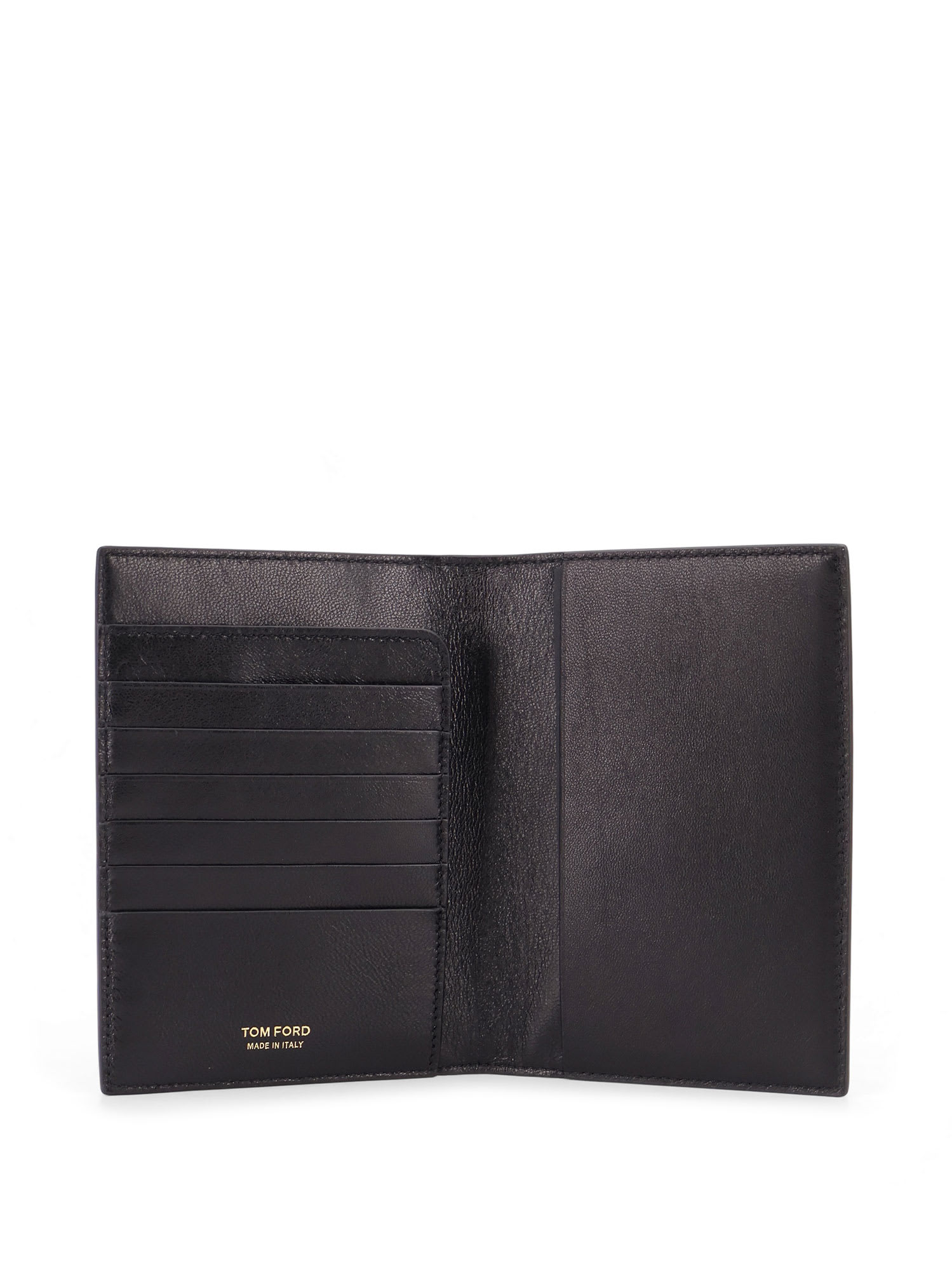 Tom Ford Crocodile-print Leather Wallet In Black