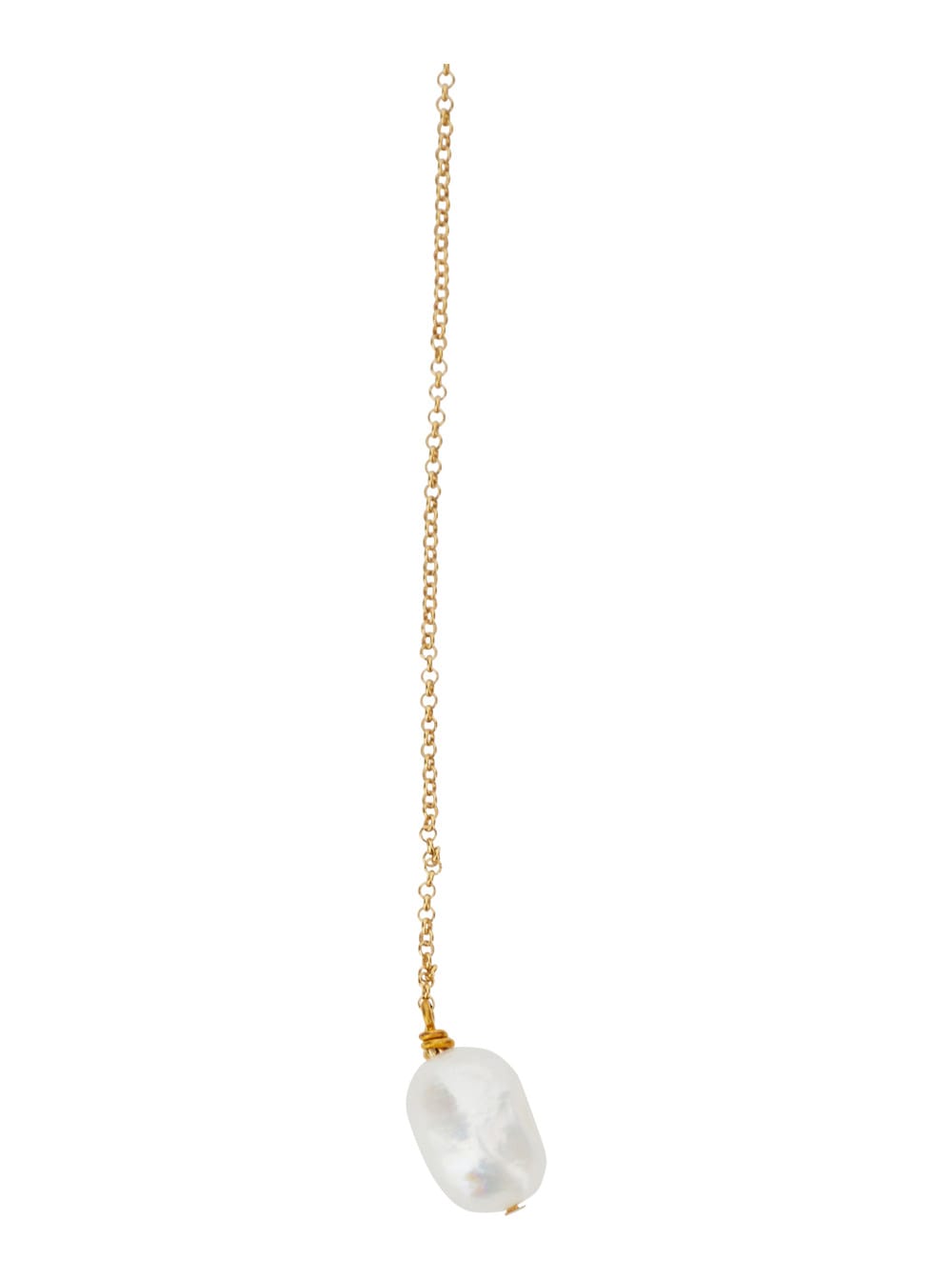 Forte_Forte Gold Tone Necklace With Pearl Detail In Bronze Woman