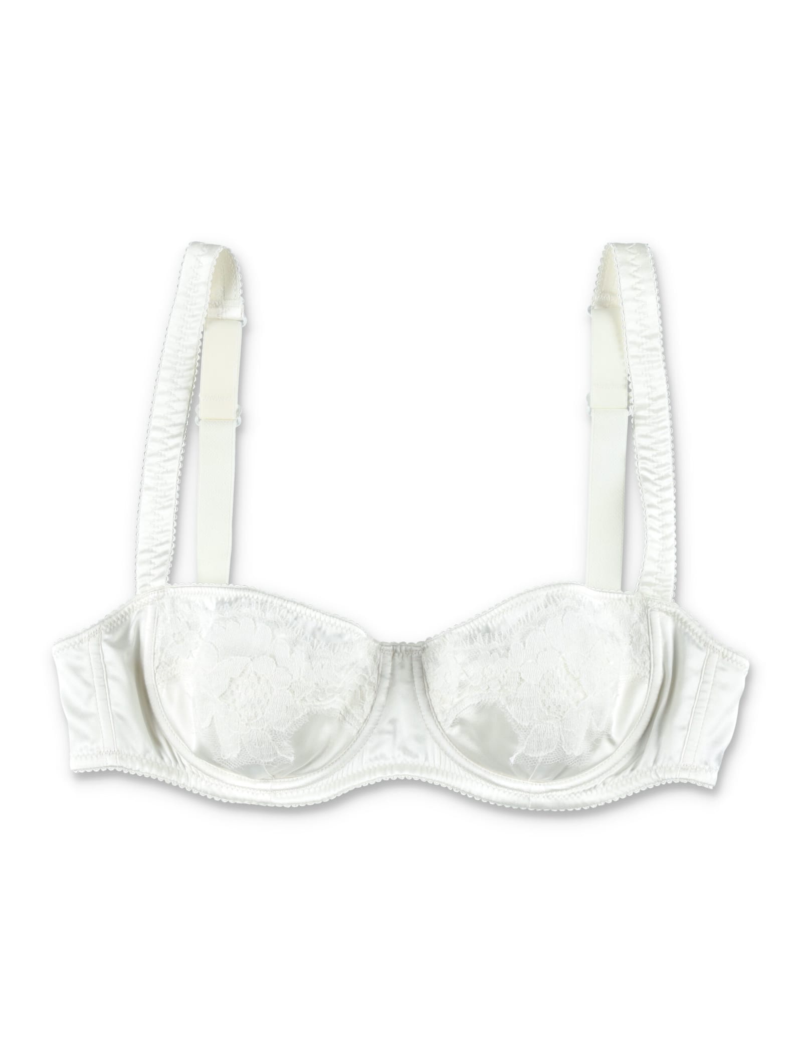 Dolce & Gabbana Floral-lace Balconette Bra In White