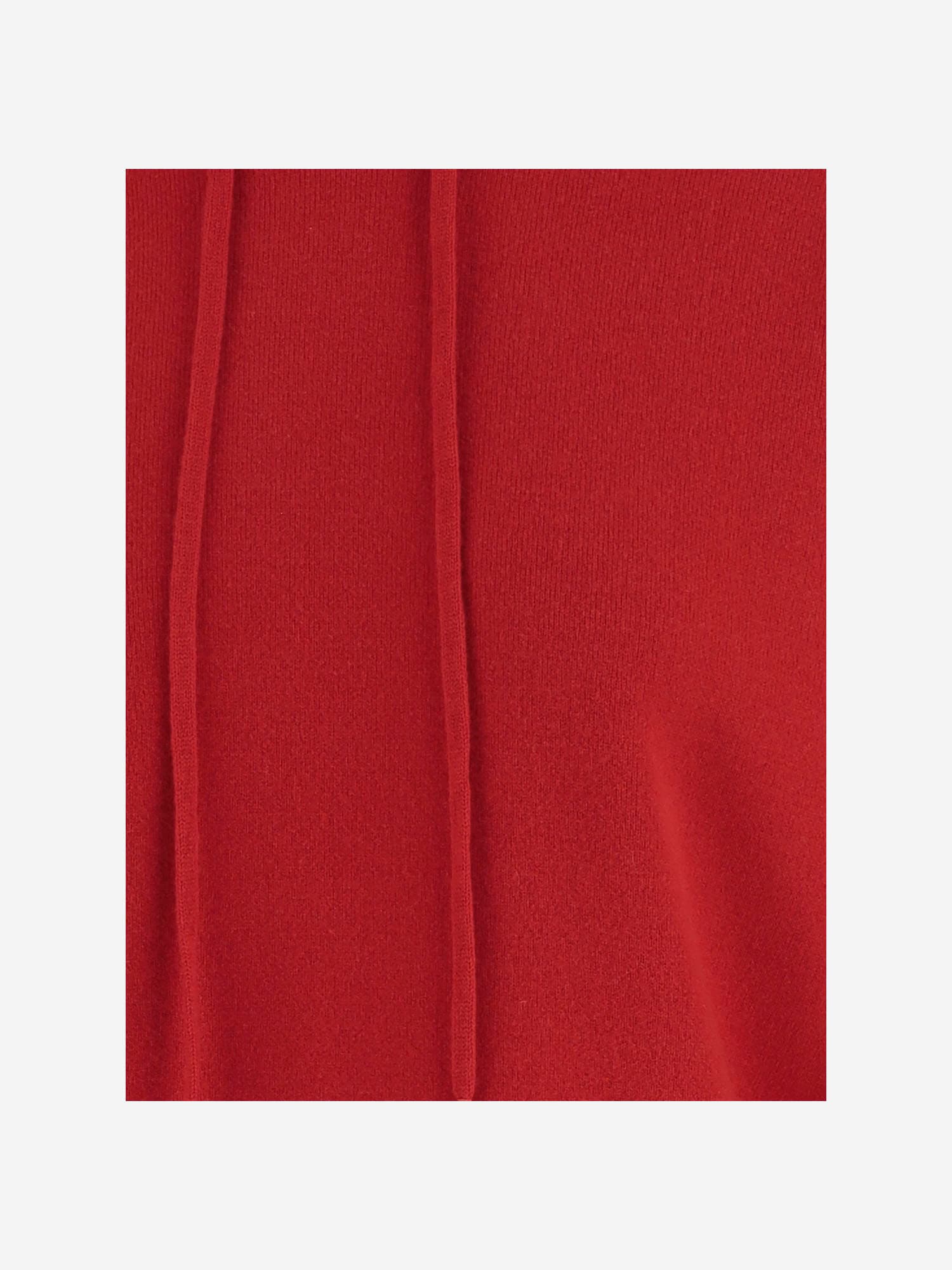 Tory Burch Cropped Hoodie In Red