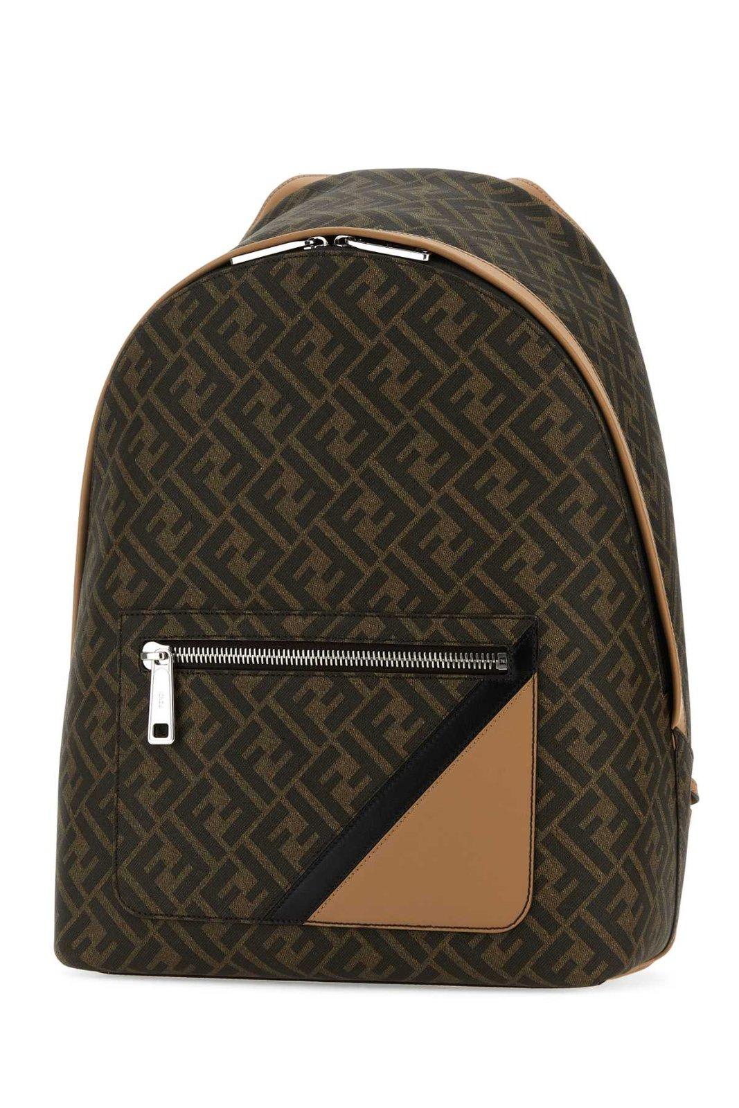 Shop Fendi Ff Motif Backpack
