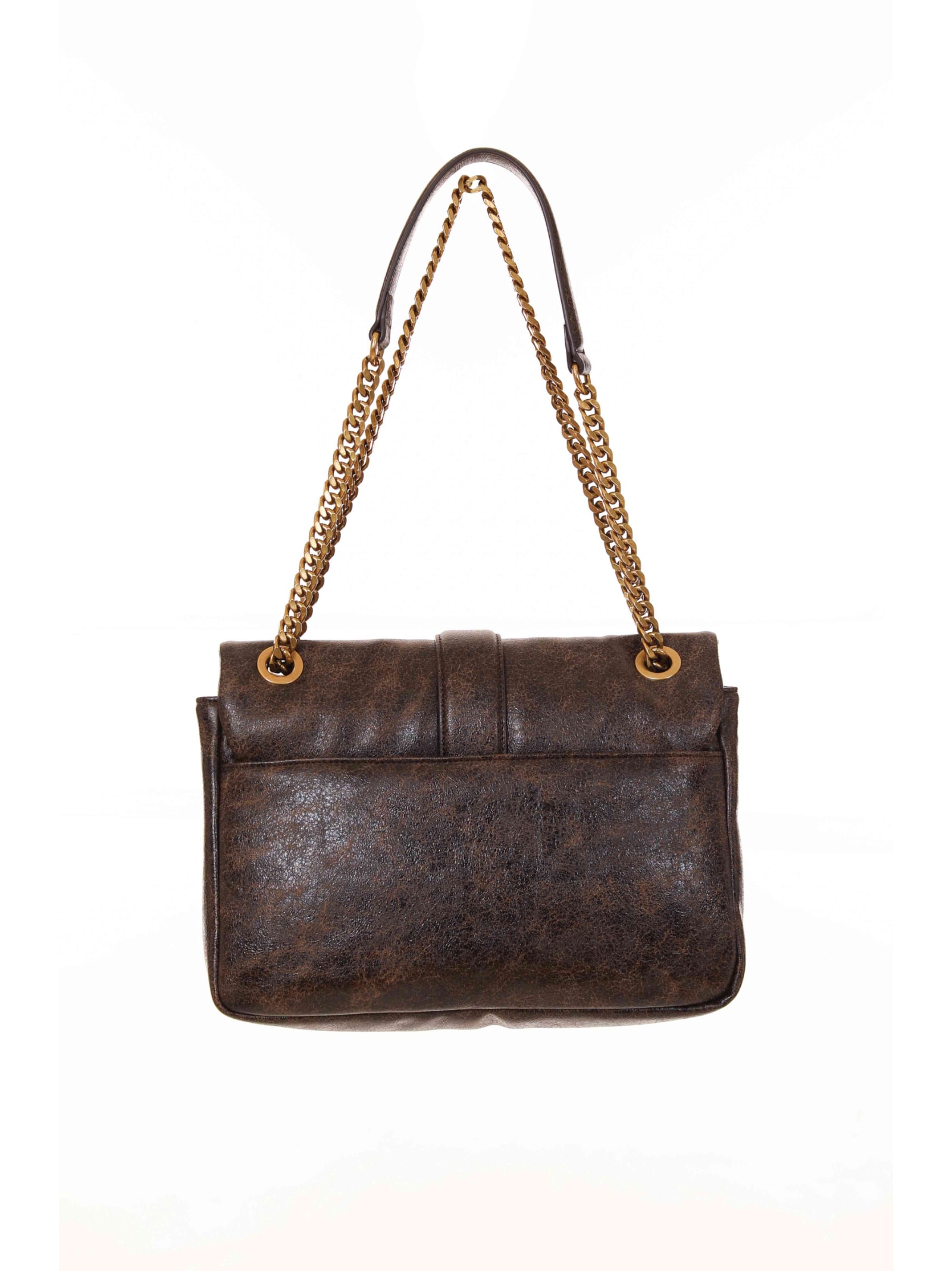 Just Cavalli Shoulder Bag In Brown