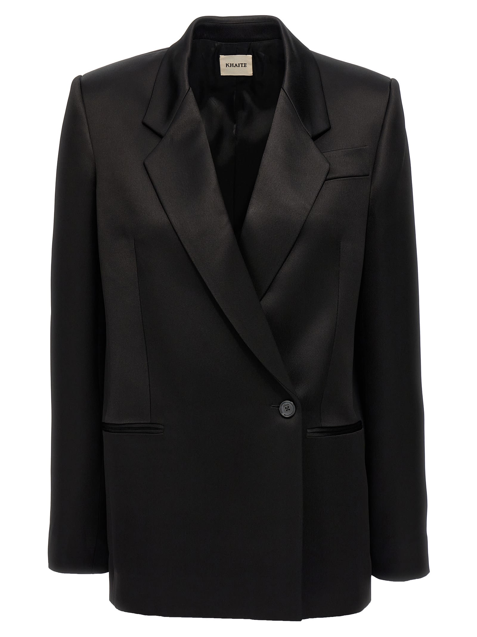 Shop Khaite Willow Blazer In Black