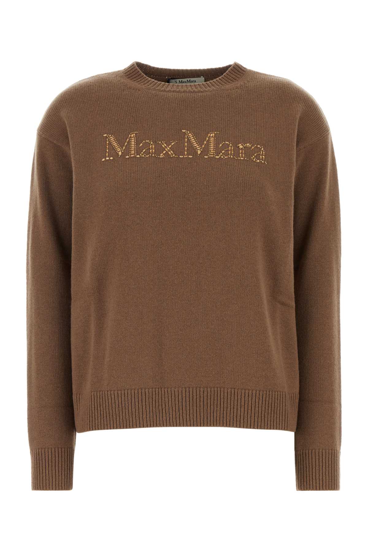 'S Max Mara Caramel Wool Blend Kassel Sweater