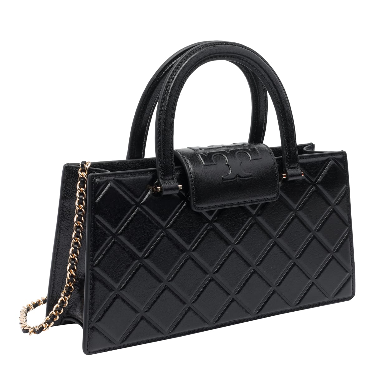 Tory Burch Fleming Shoulder Bag In Black