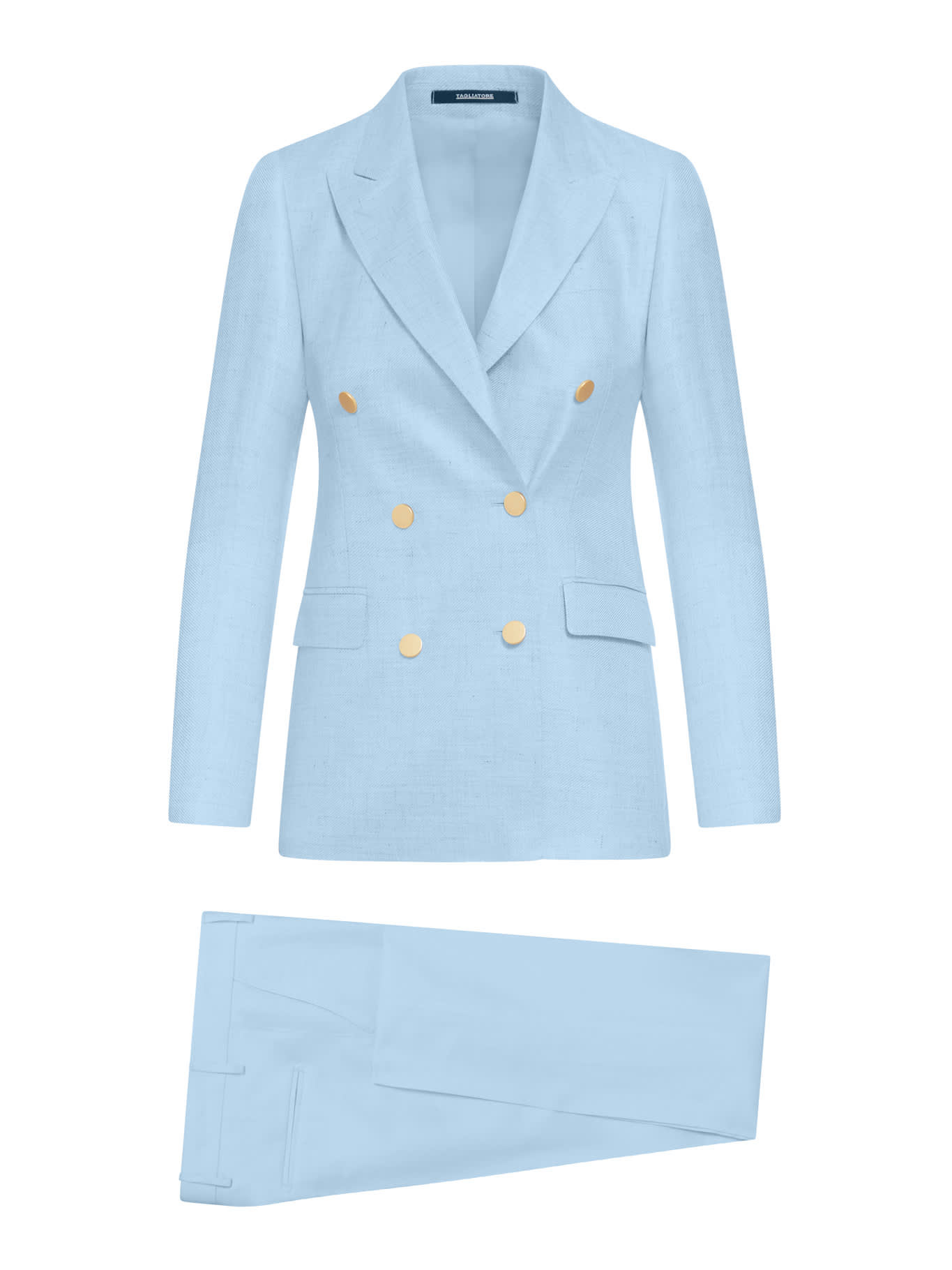 Tagliatore Suit Parigi Linen In Blue | ModeSens