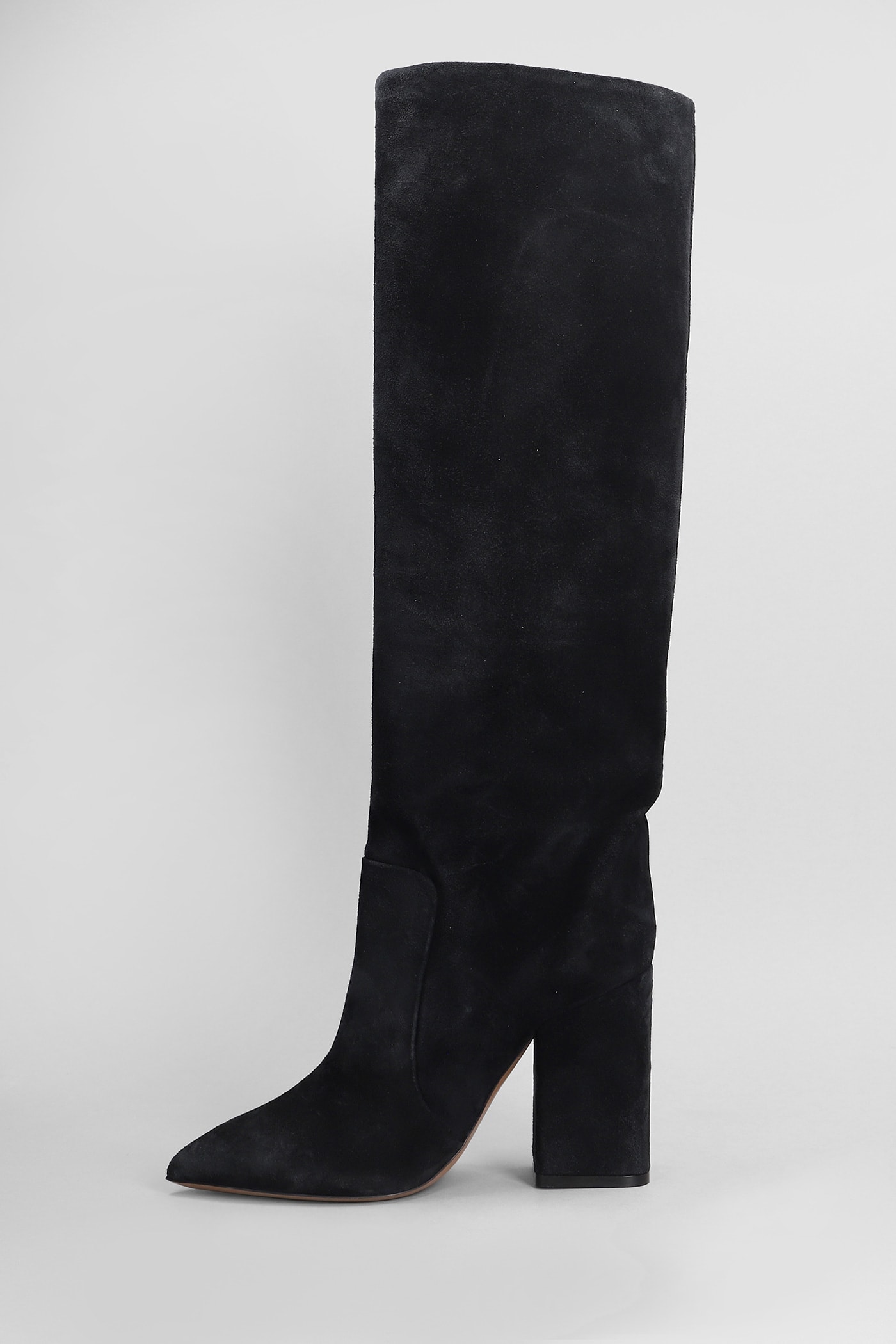 Shop Paris Texas Anja Boot High Heels Boots In Black Suede