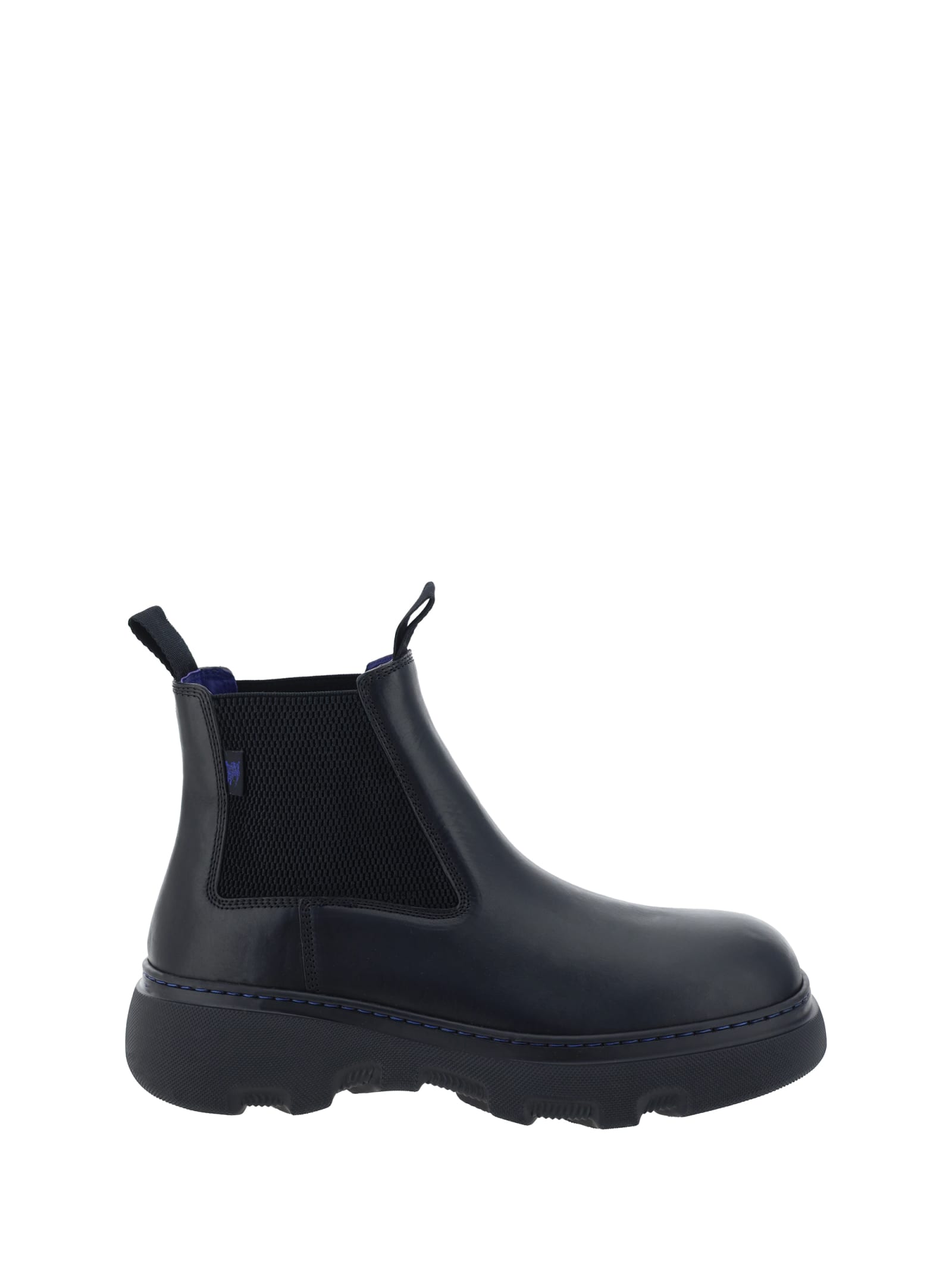 Burberry Creeper Casual Ankle Boots In Black