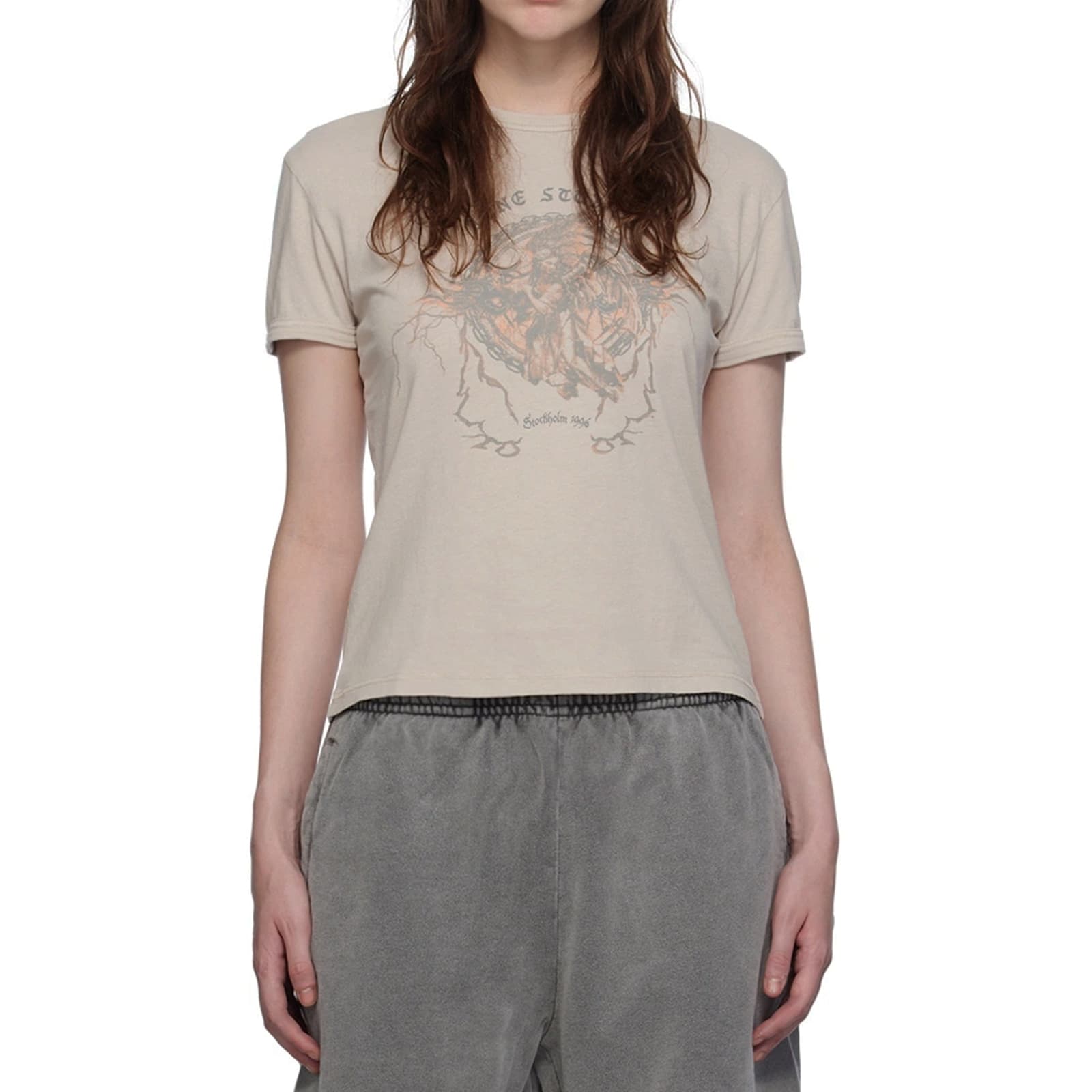 Acne Studios Etza Printed Cotton Jersey T-shirt