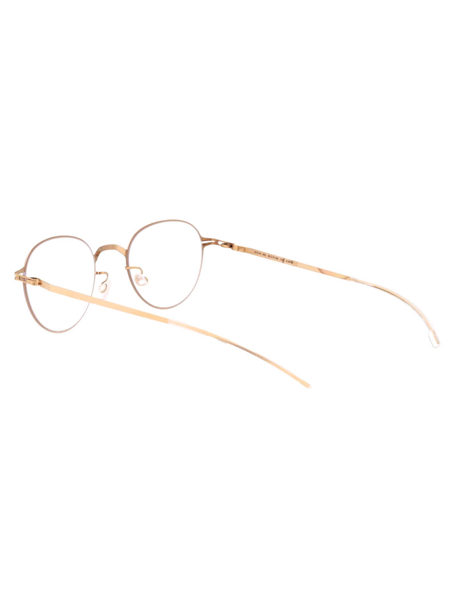Mykita Emmi Round-frame Eyeglasses In Gold