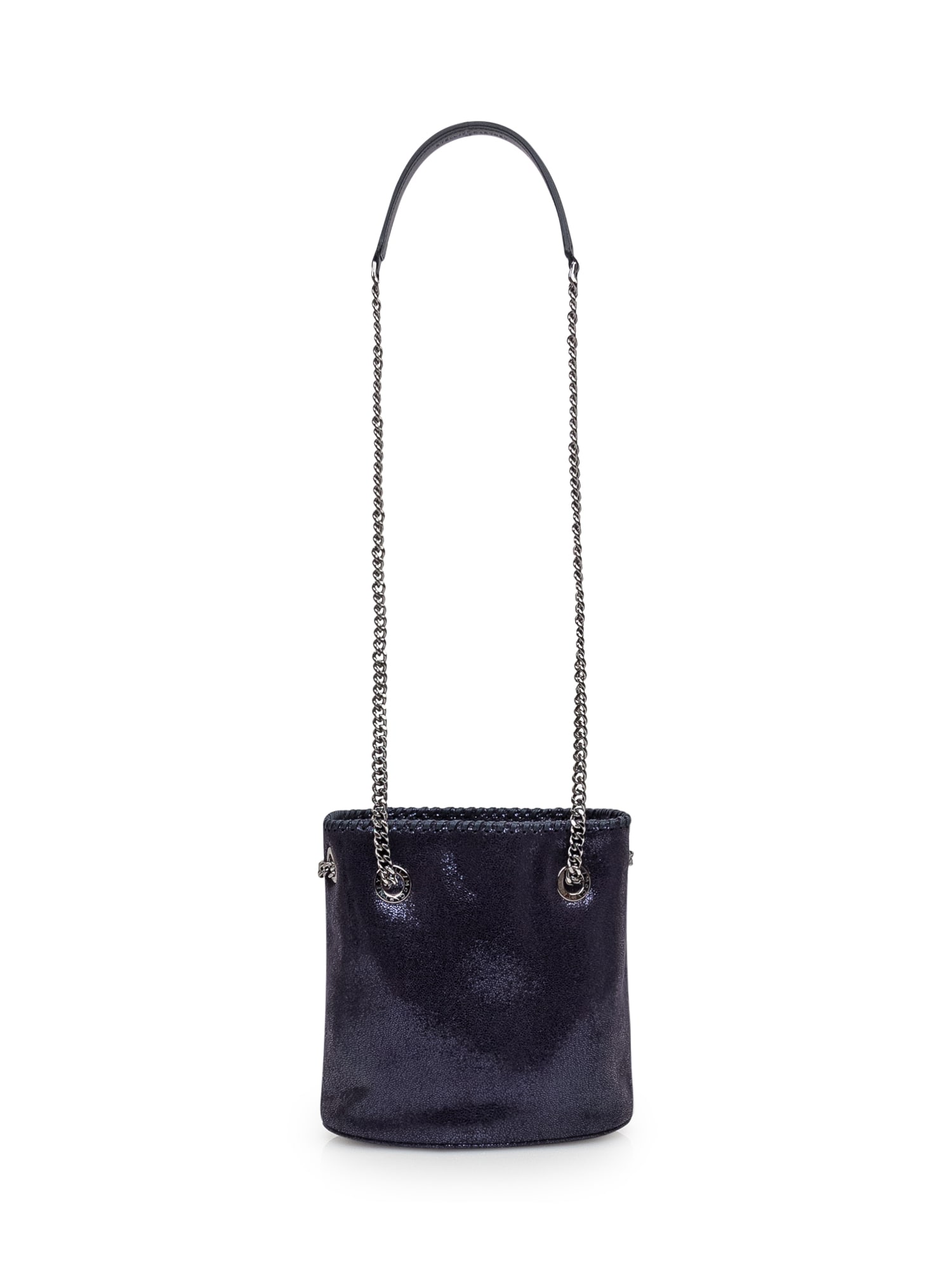 Shop Stella Mccartney Falabella Basket Bag In Ink