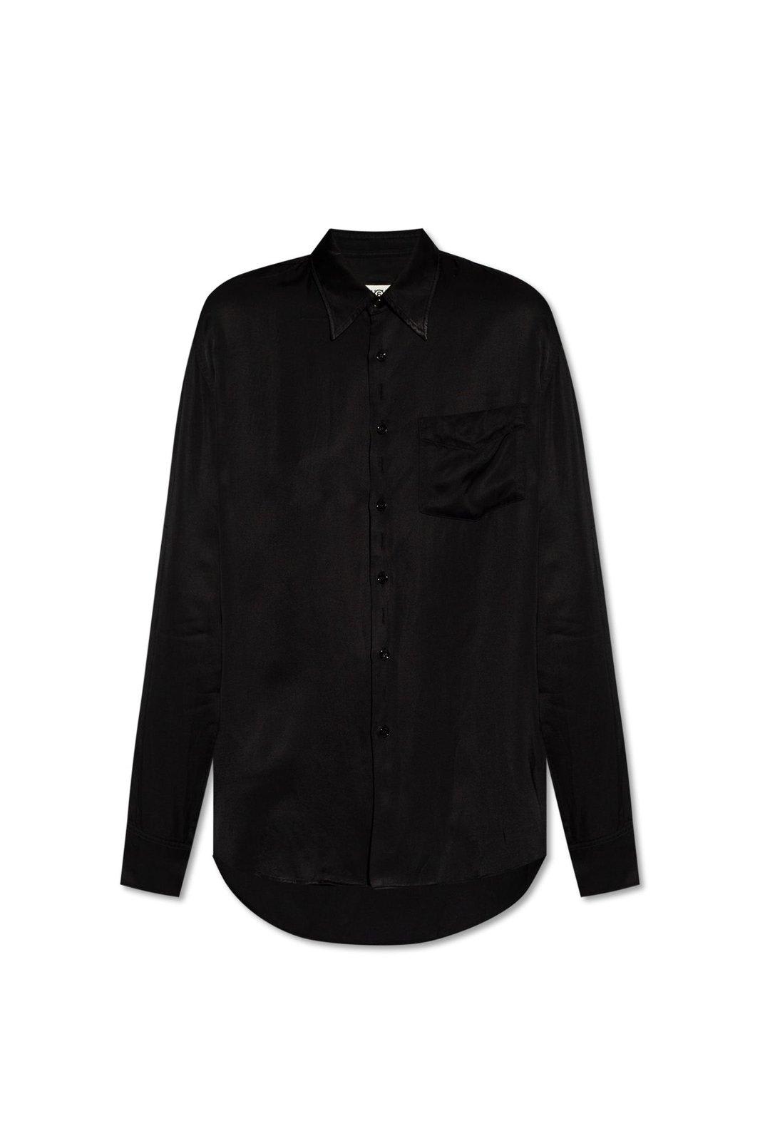 Lining Look Two-way Button-up Shirt