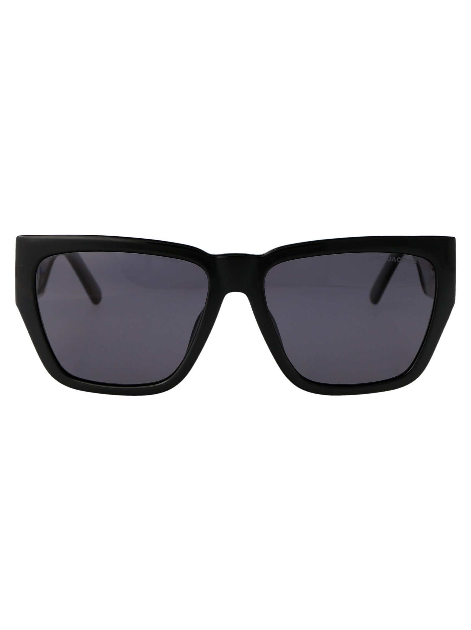 Marc Jacobs Black Acetate Sunglasses In Black