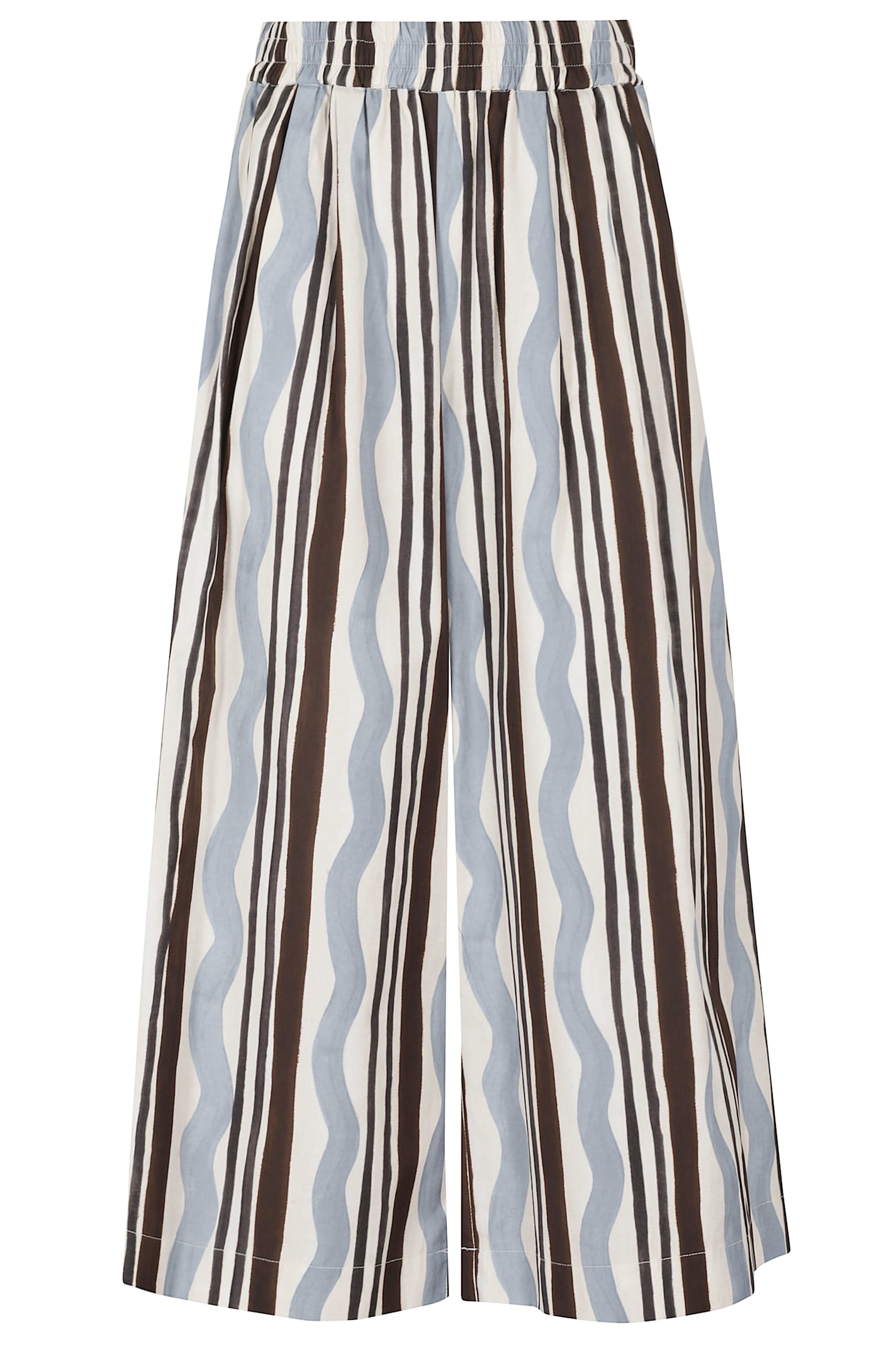 Virgin Trousers In Printed Poplin