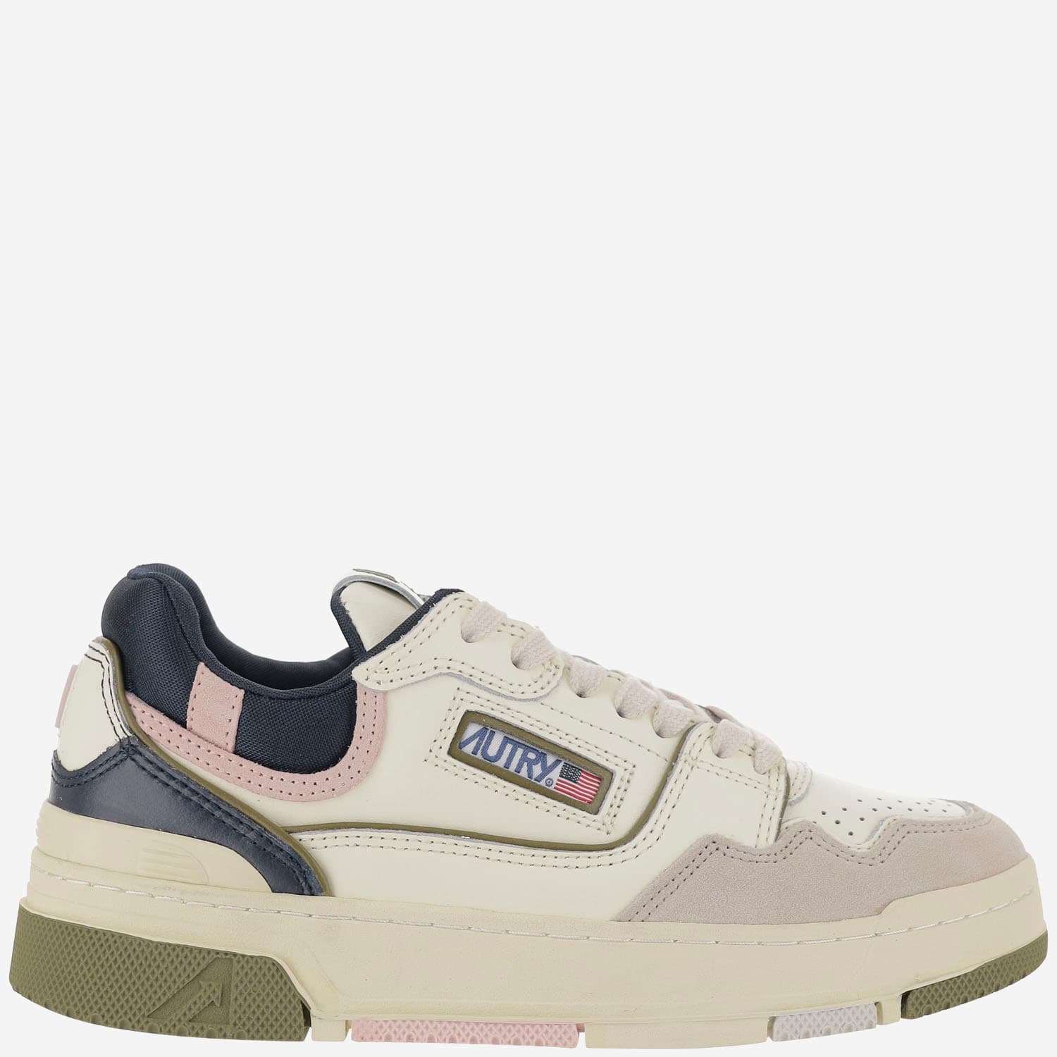 Clc Low Suede And Mesh Sneakers
