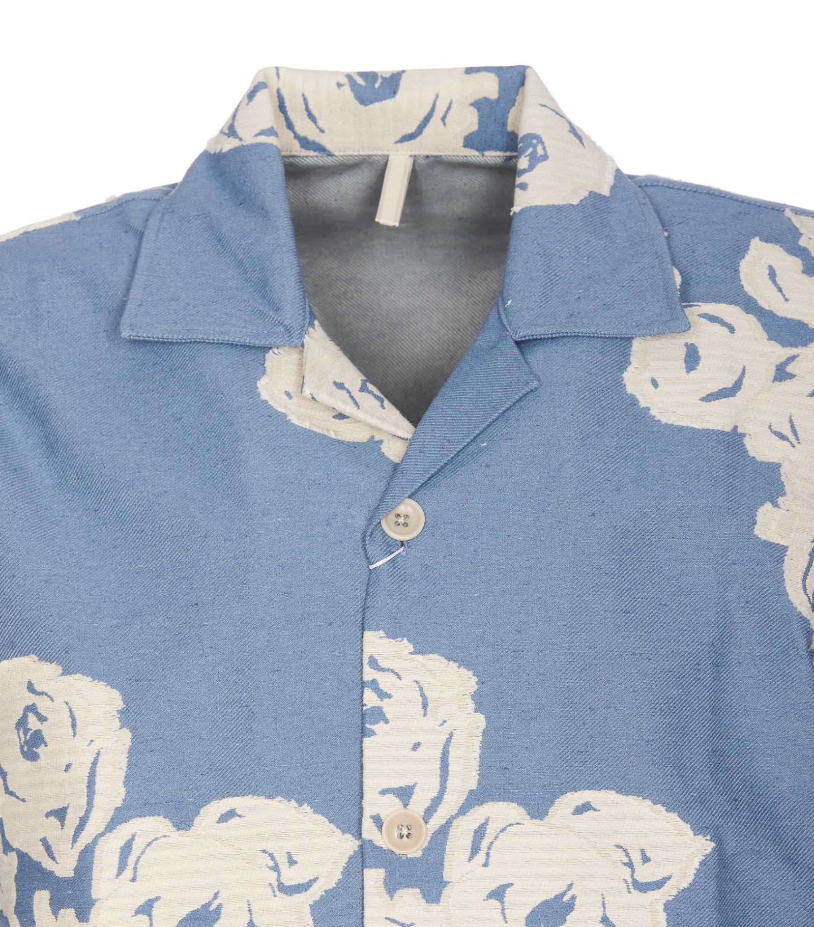 Shop Sunflower Cayo Shortsleeves Shirt In Blue