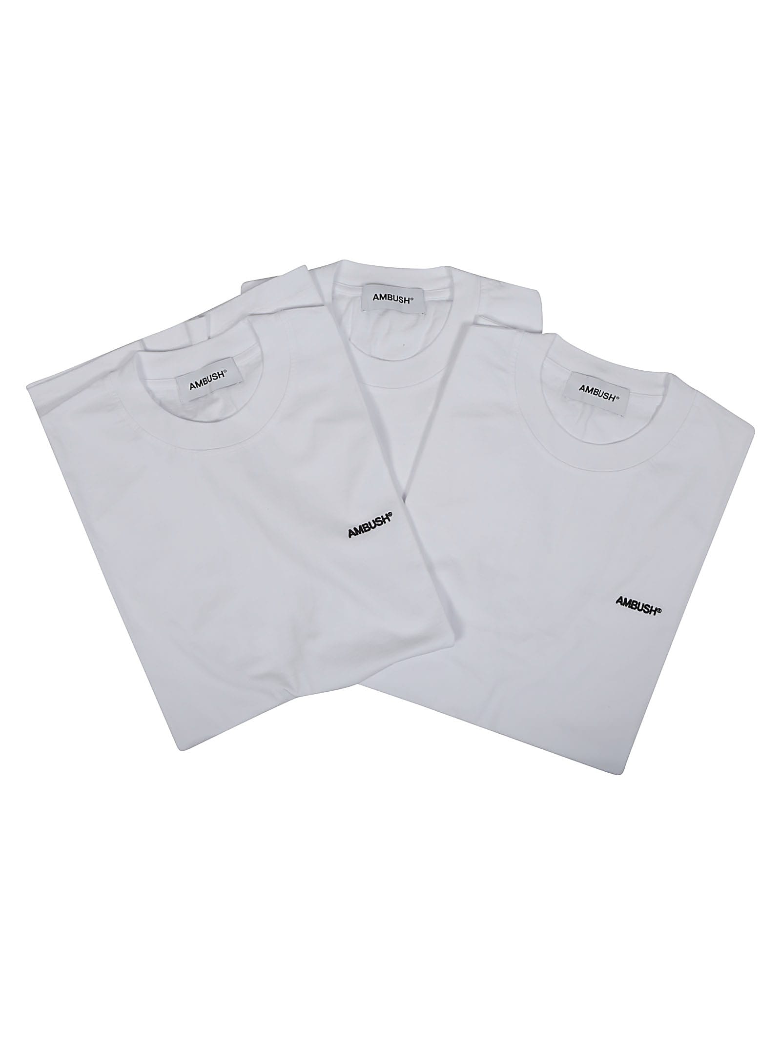 Shop Ambush Tri-pack T-shirt In White No Color