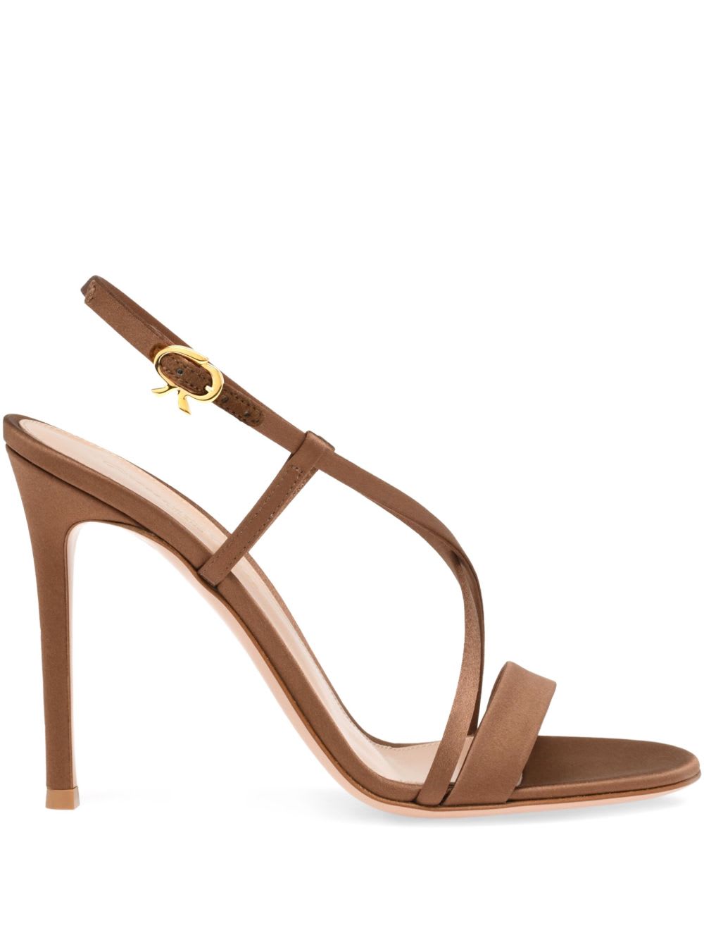 Gianvito Rossi Larisse Heel Sandals In Brown