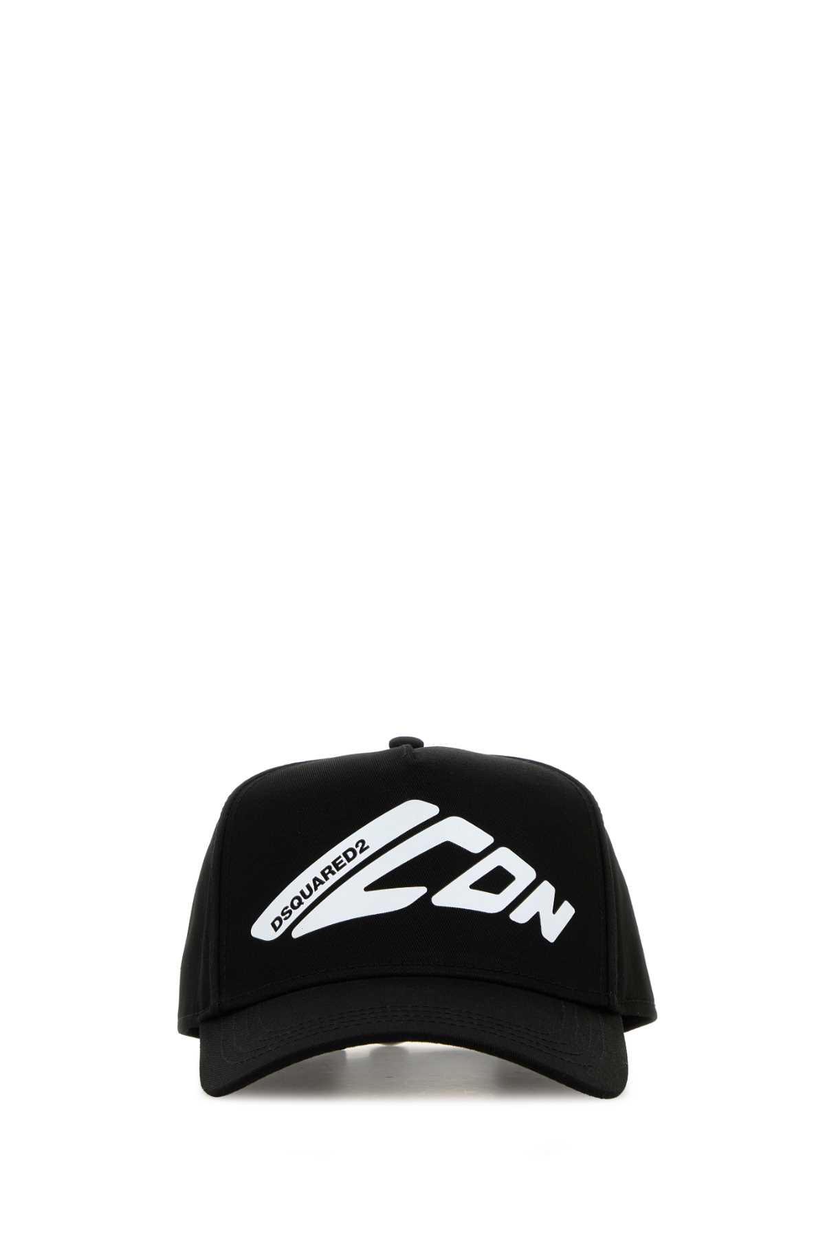 Dsquared2 Technicolorbaseball Cap-tu Nd Dsquared Female In Blackwhite