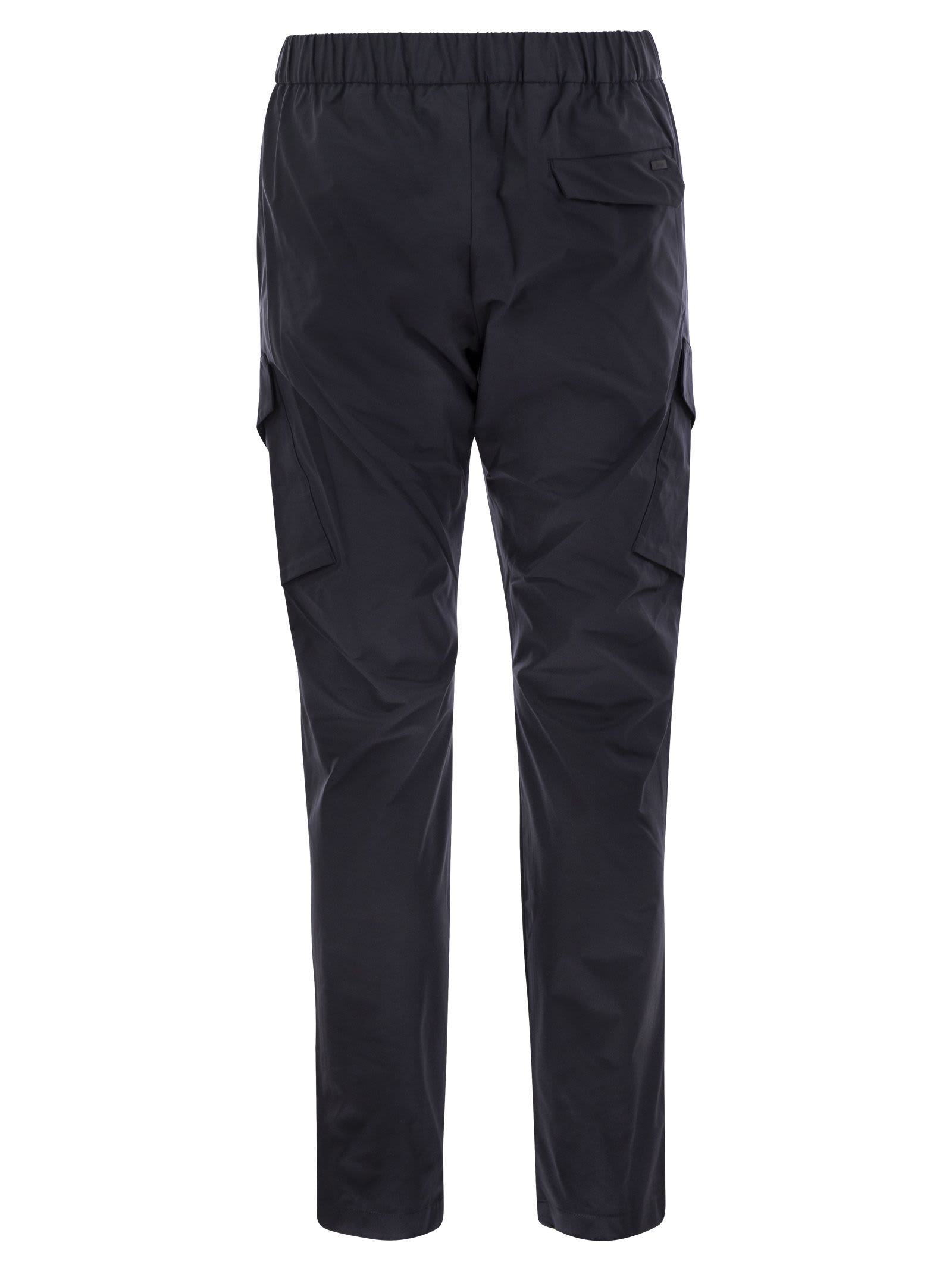 Shop Herno Laminar Trousers In Dive Nylon In Blue