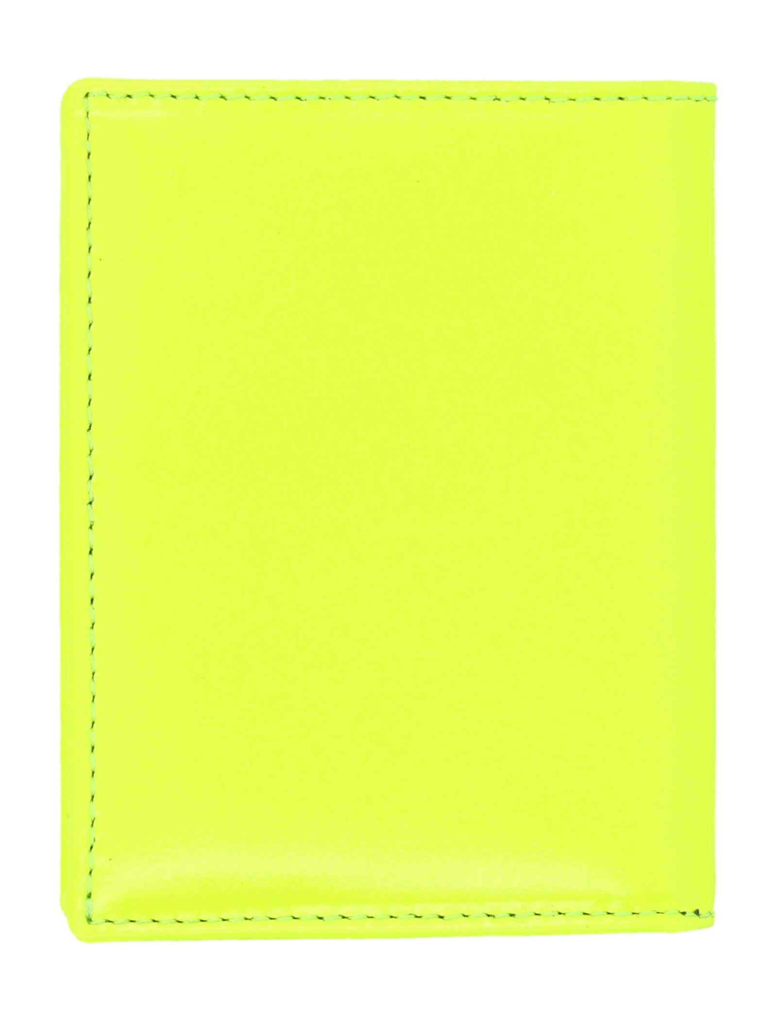 Shop Comme Des Garçons Super Fluo Cardholder In Yellow/light Orange
