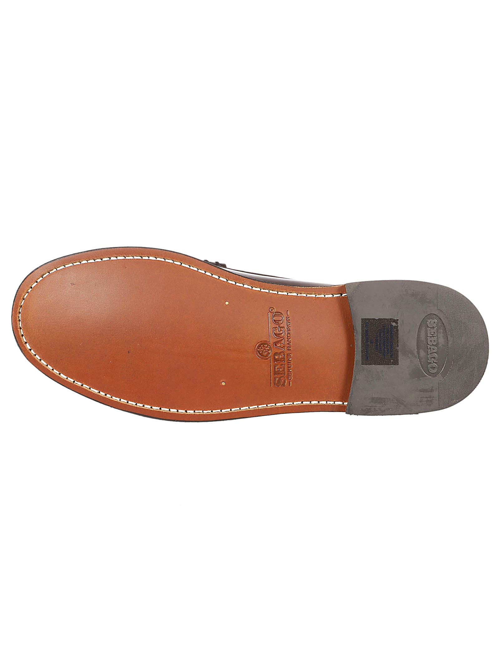 Shop Sebago Classic Dan Loafers In Brown Burgundy