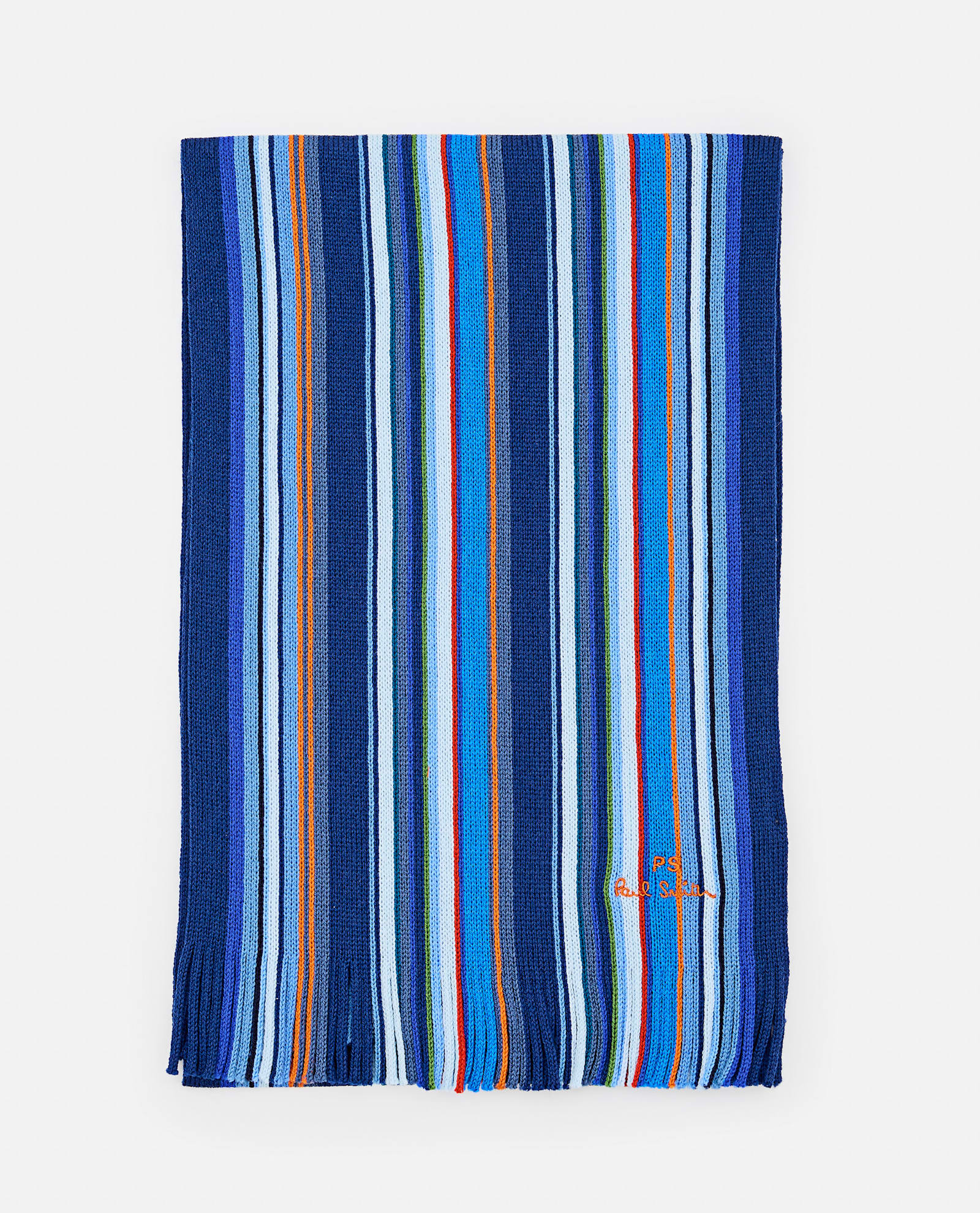 PAUL SMITH MEN SCARF PS MULTCOL STRP 