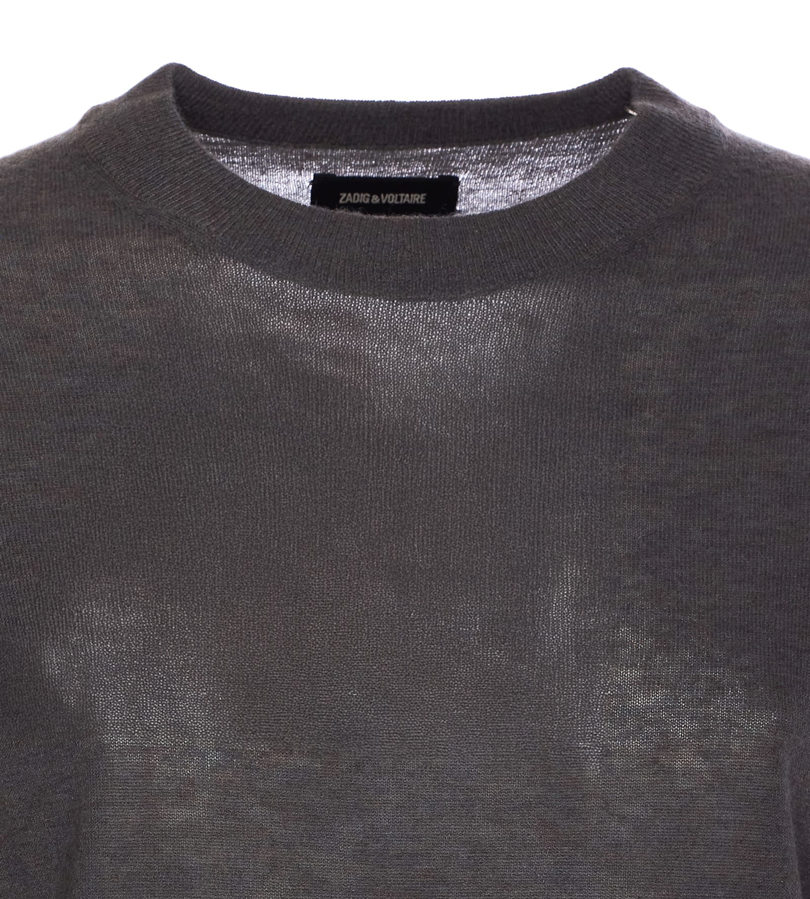 Zadig & Voltaire Anthracite Ivy Rock Sweater In Gray