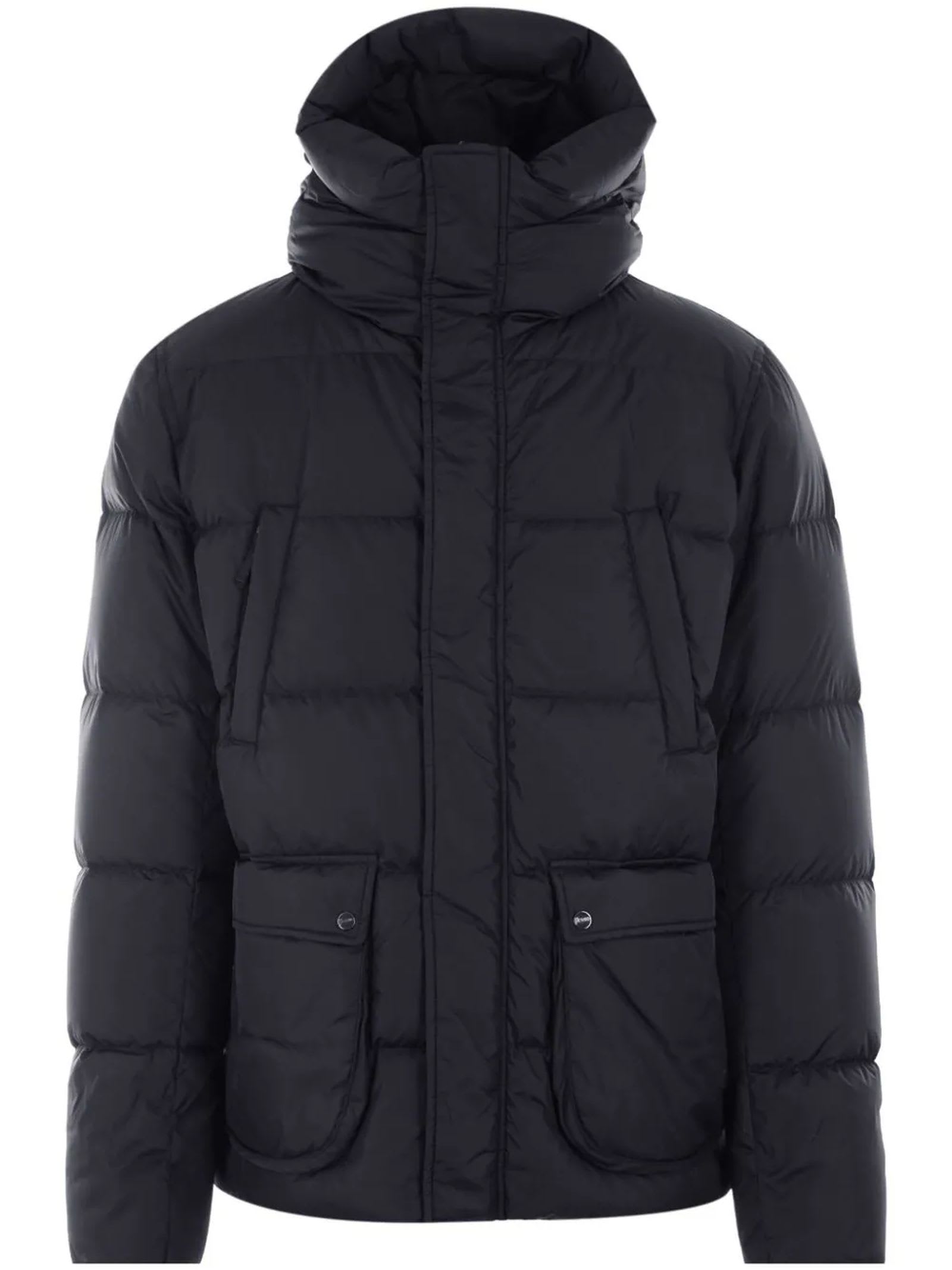 HERNO BLACK GOOSE DOWN JACKET 