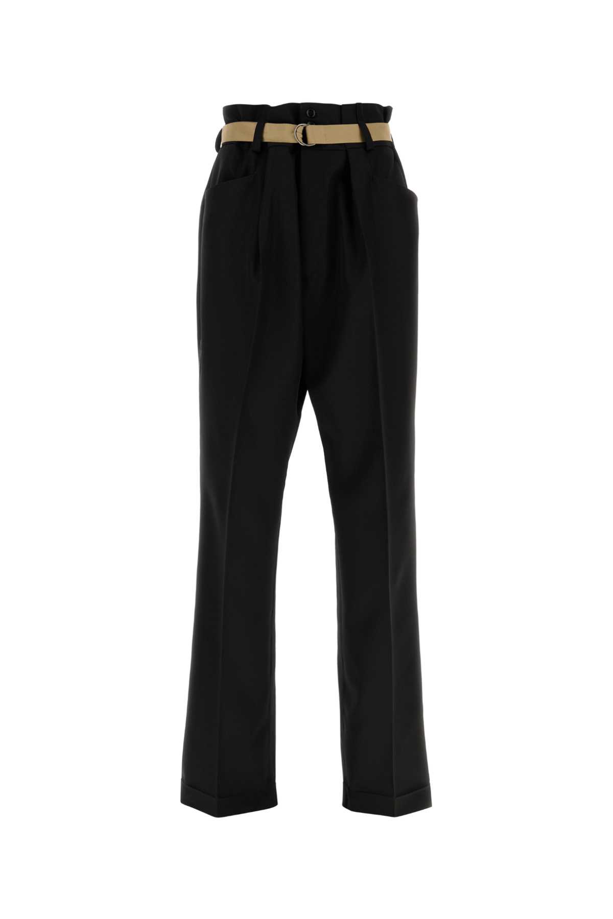 Black Twill Pant