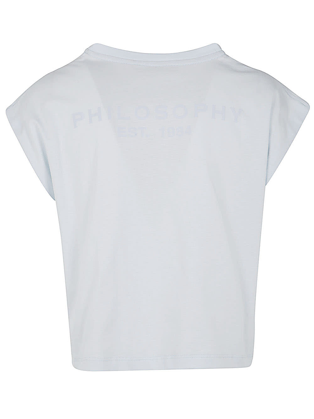 Shop Philosophy Di Lorenzo Serafini T-shirt In Fantasy Light Blue