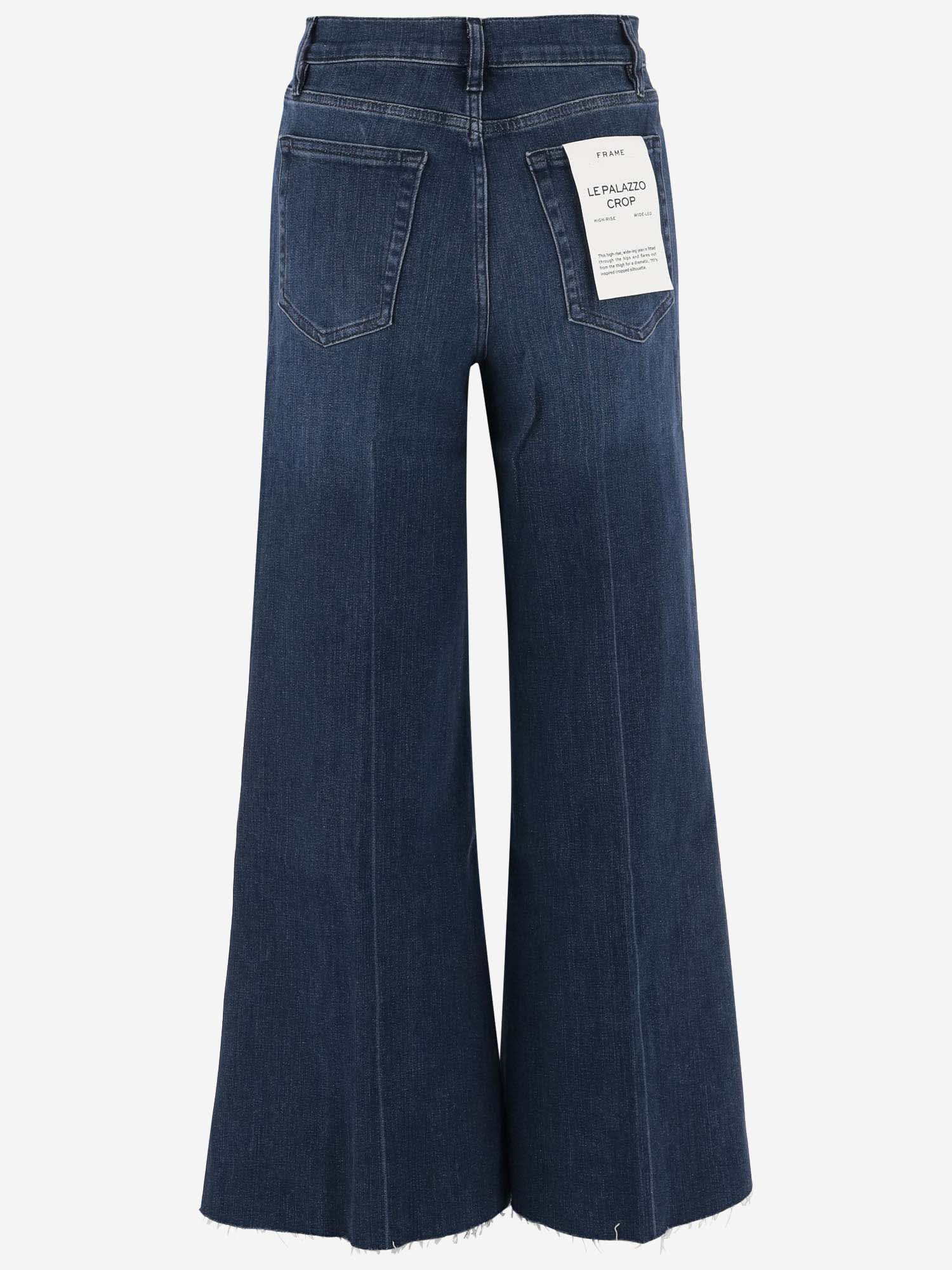 Shop Frame Stretch Denim Jeans In Denim Scuro