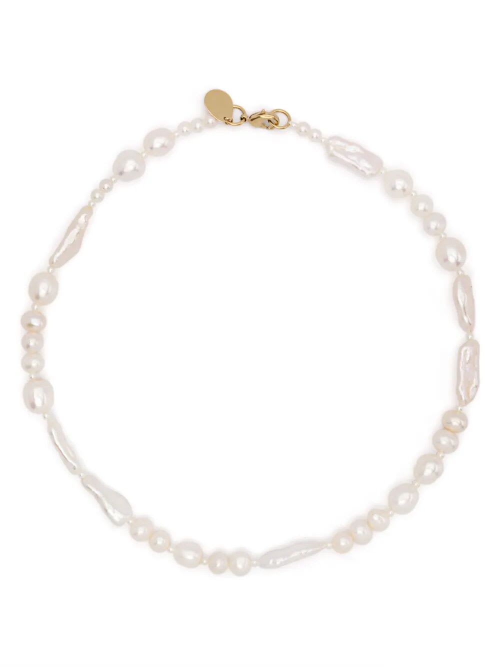 Baroque Pearl Legato Pattern Necklace